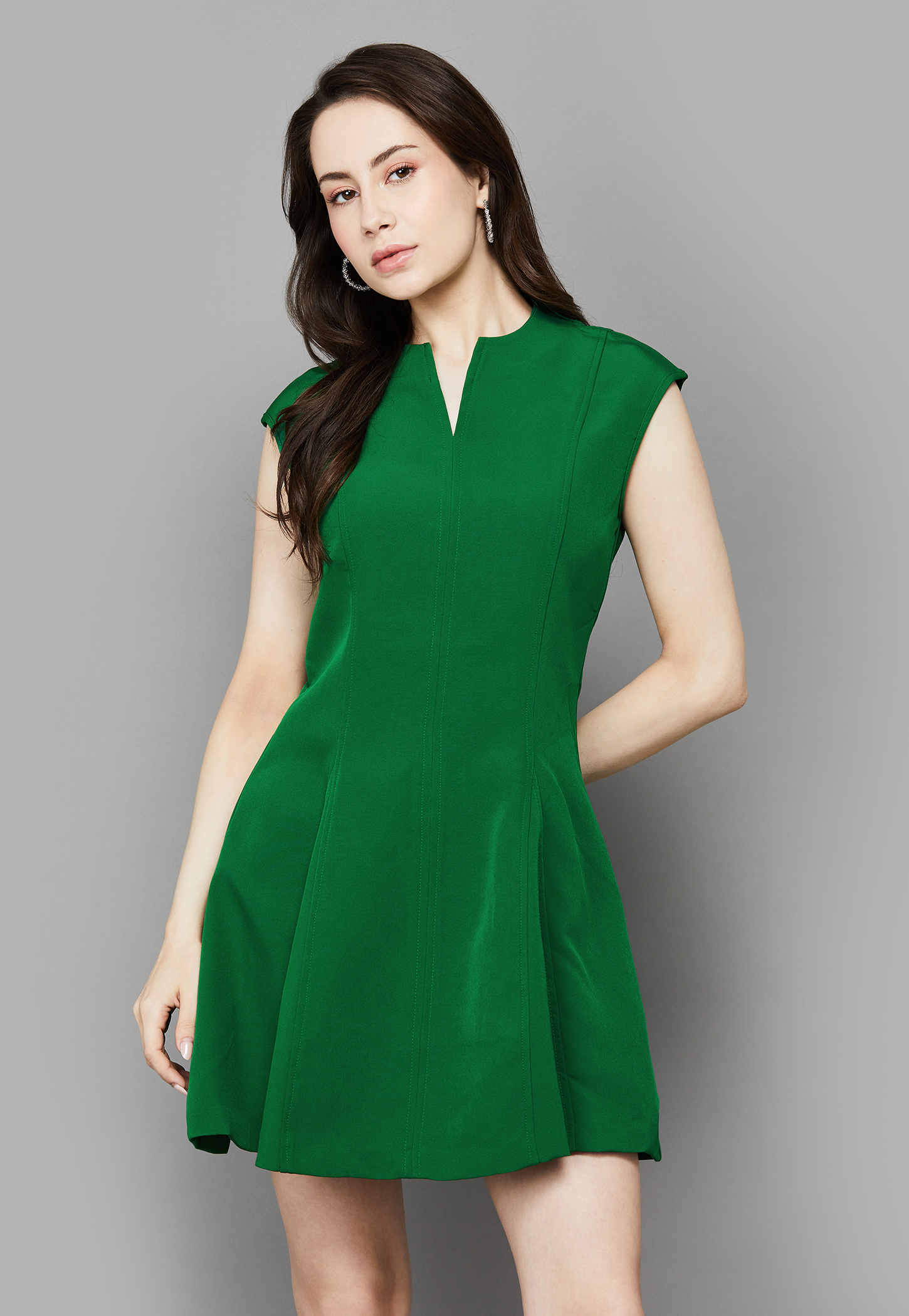ONLY Solid Mini Dress-picture-11