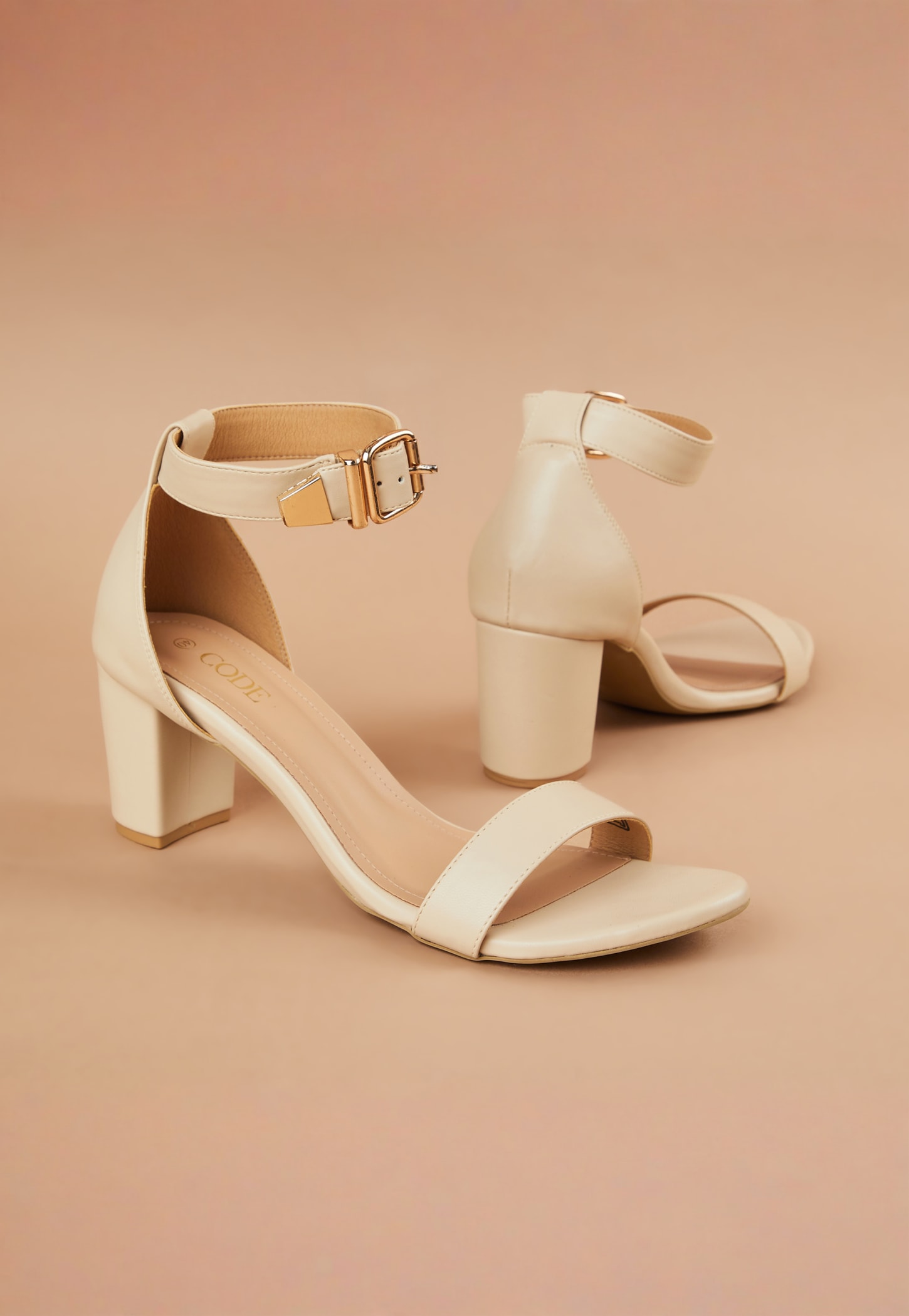 CODE Open Toe Block Heels-picture-51