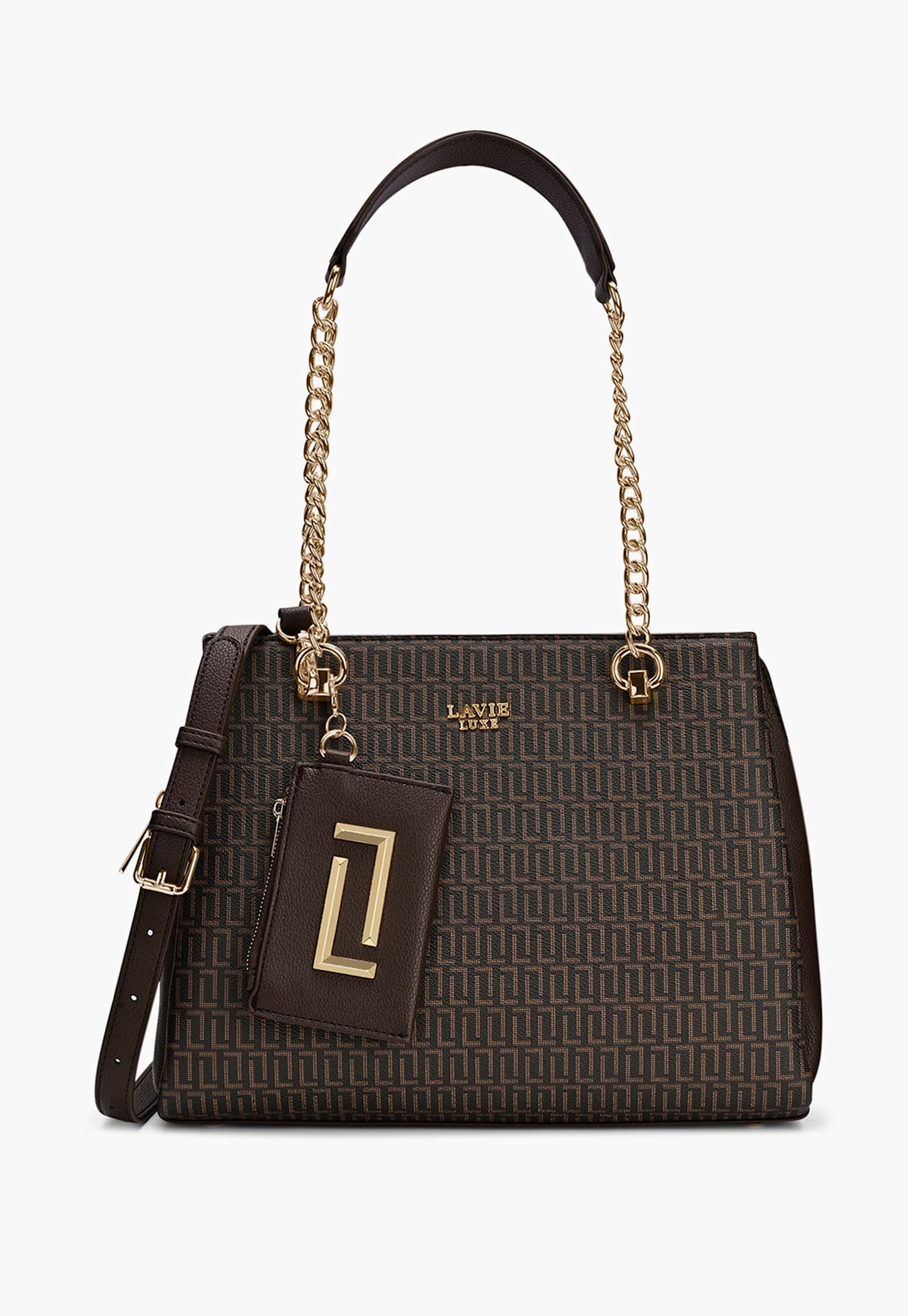 LAVIE LUXE Ashley Monogram Print Shoulder Bag-picture-43