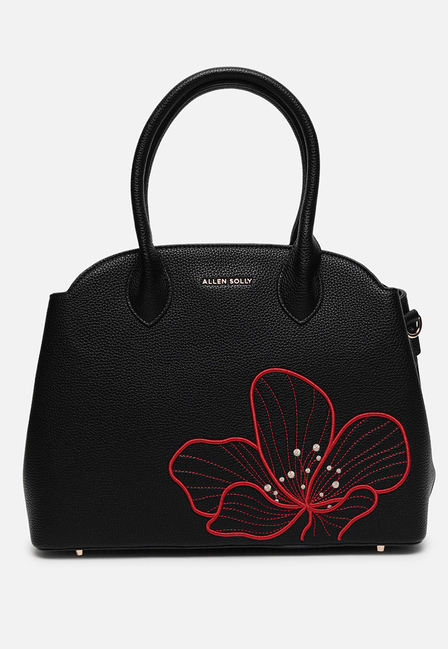 ALLEN SOLLY Embroidered Handheld Bag