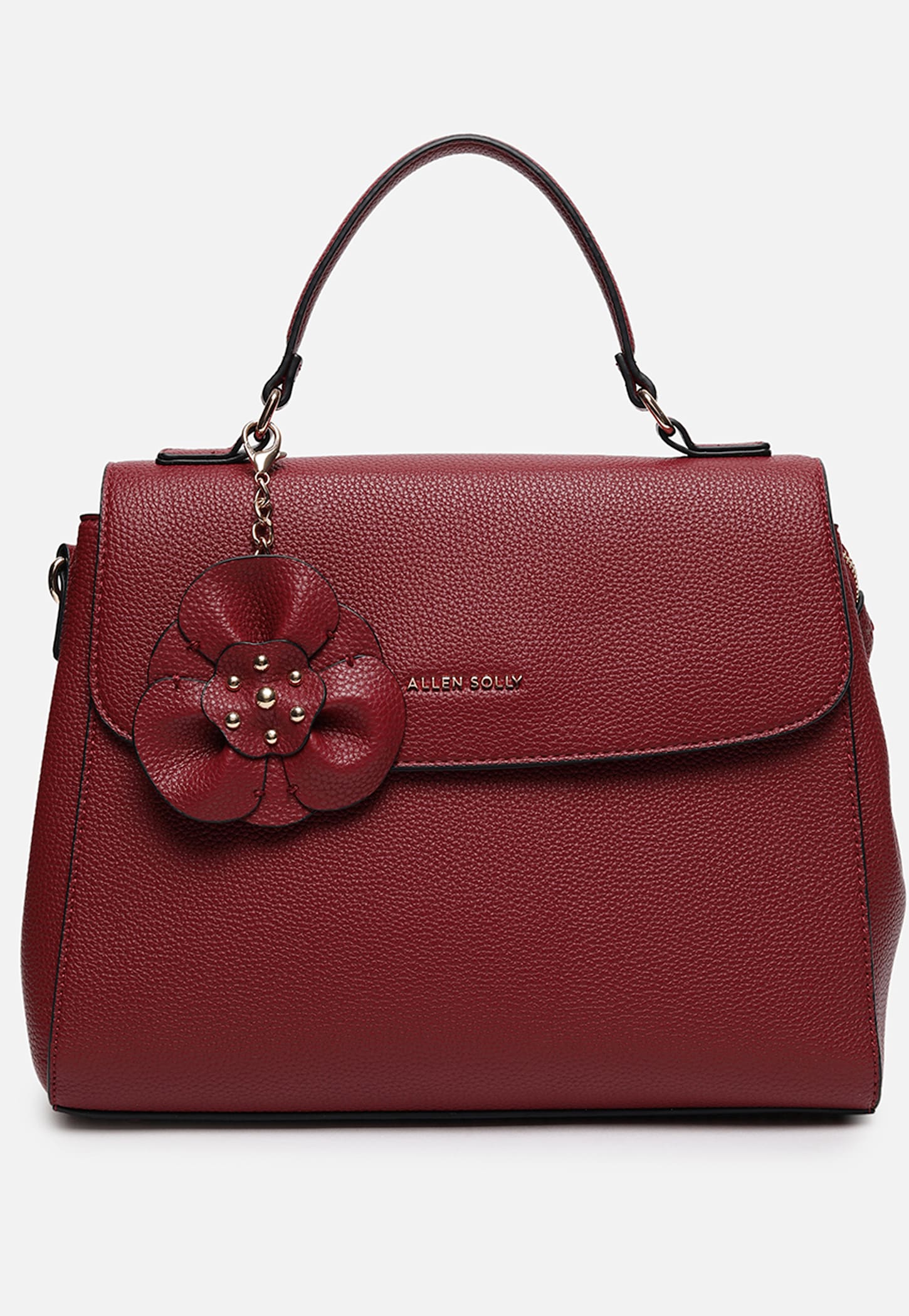 ALLEN SOLLY Handheld Bag with Floral Charm-picture-40