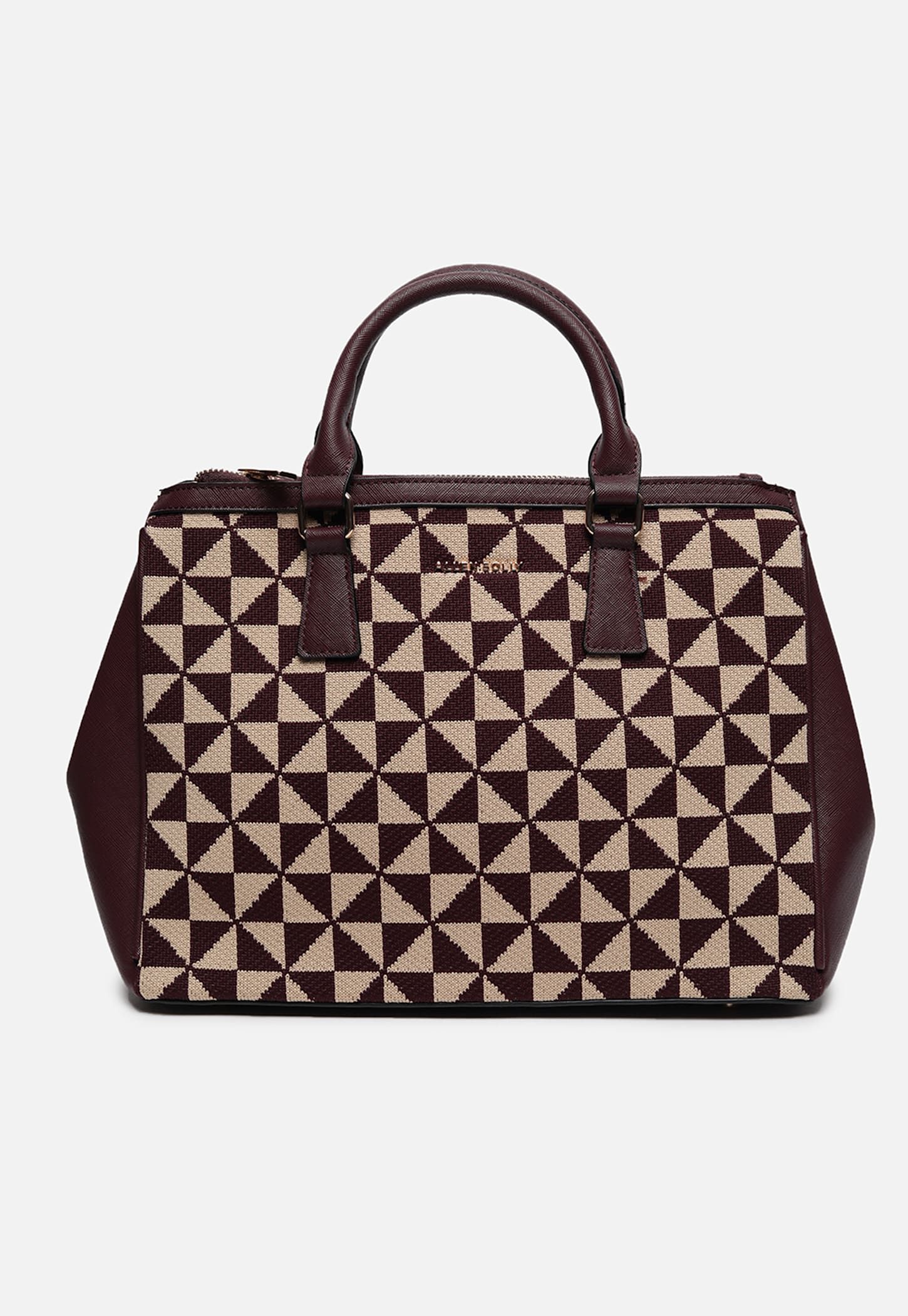 ALLEN SOLLY Geometric Pattern Handheld Bag-picture-37