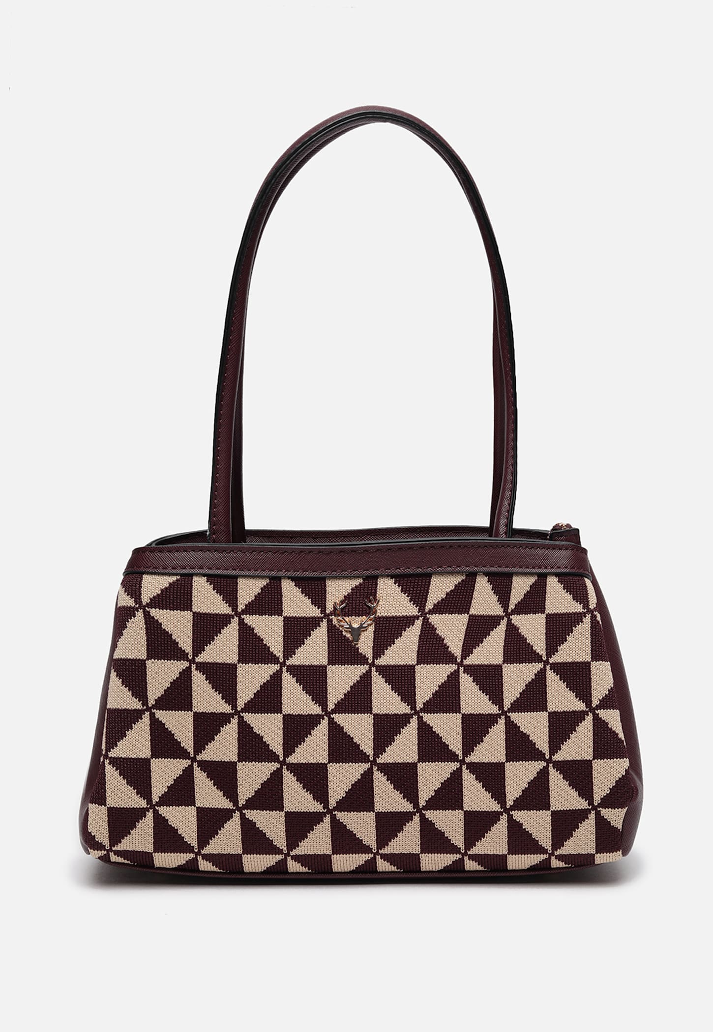 ALLEN SOLLY Geometric Knit Shoulder Bag-picture-39