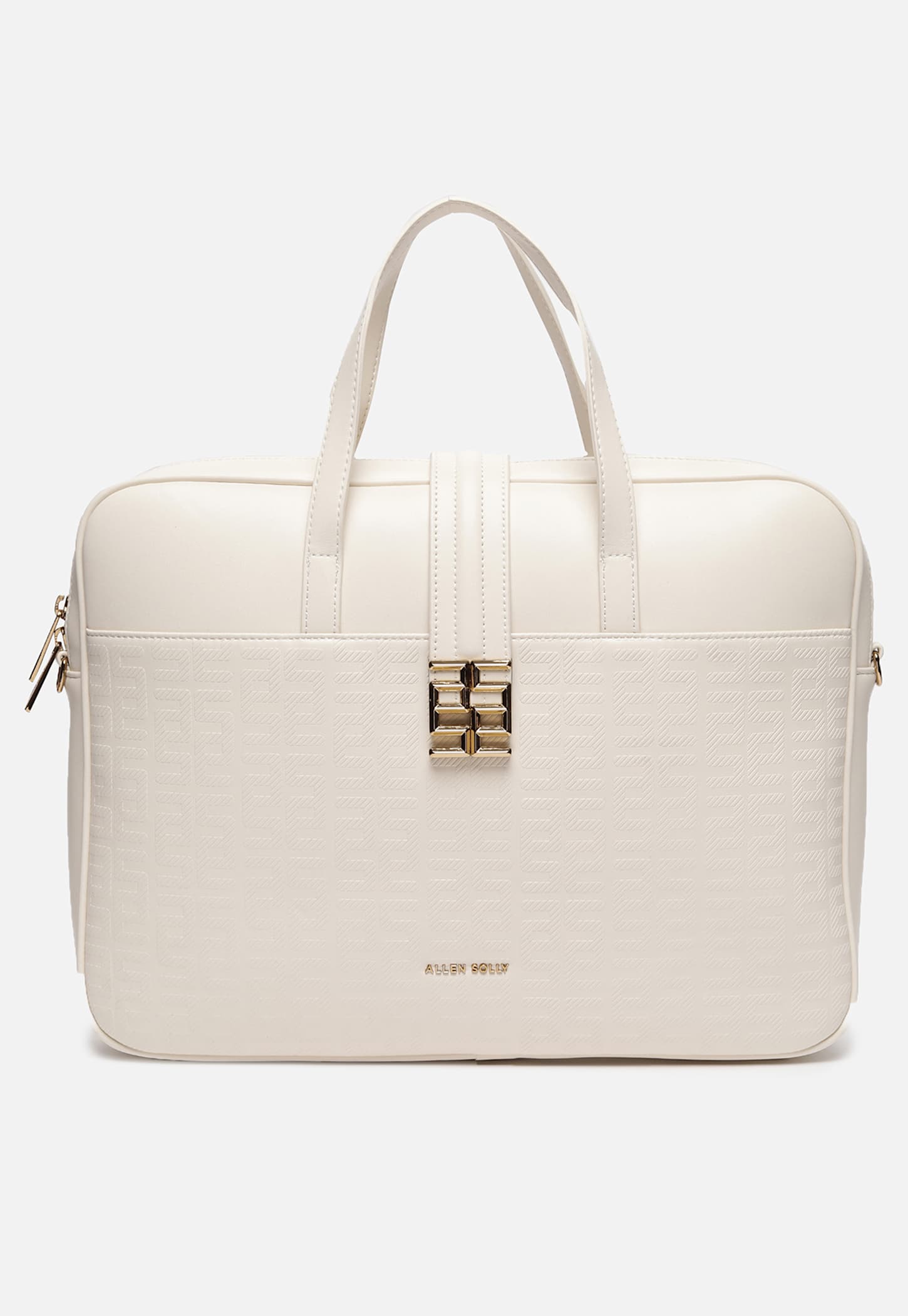 ALLEN SOLLY Embossed Laptop Bag