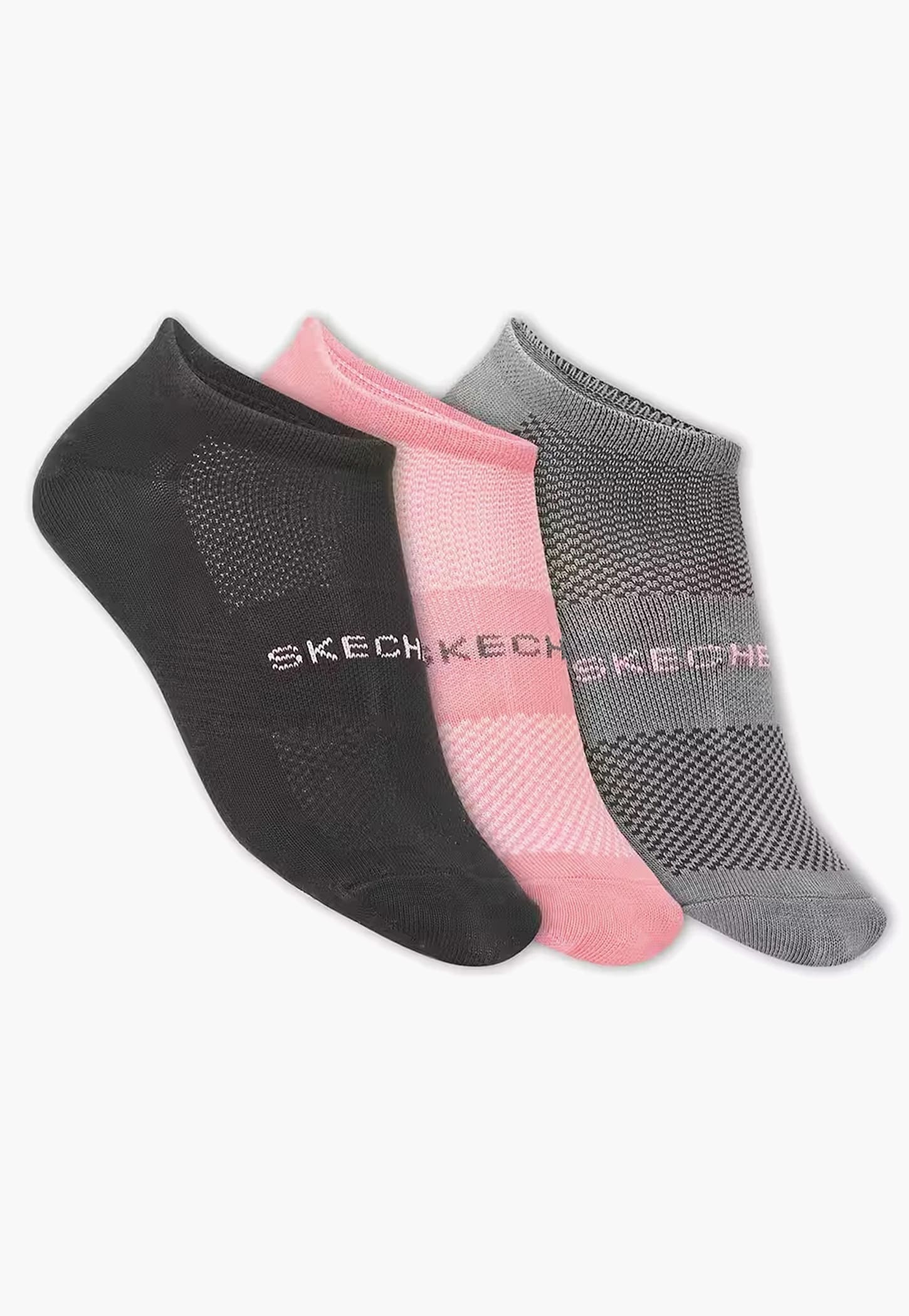 SKECHERS Assorted Ankle Length Socks - Pack of 3-picture-42