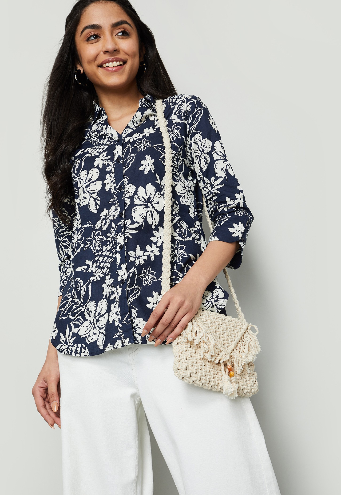 COLOUR ME Floral Print Shirt-picture-18
