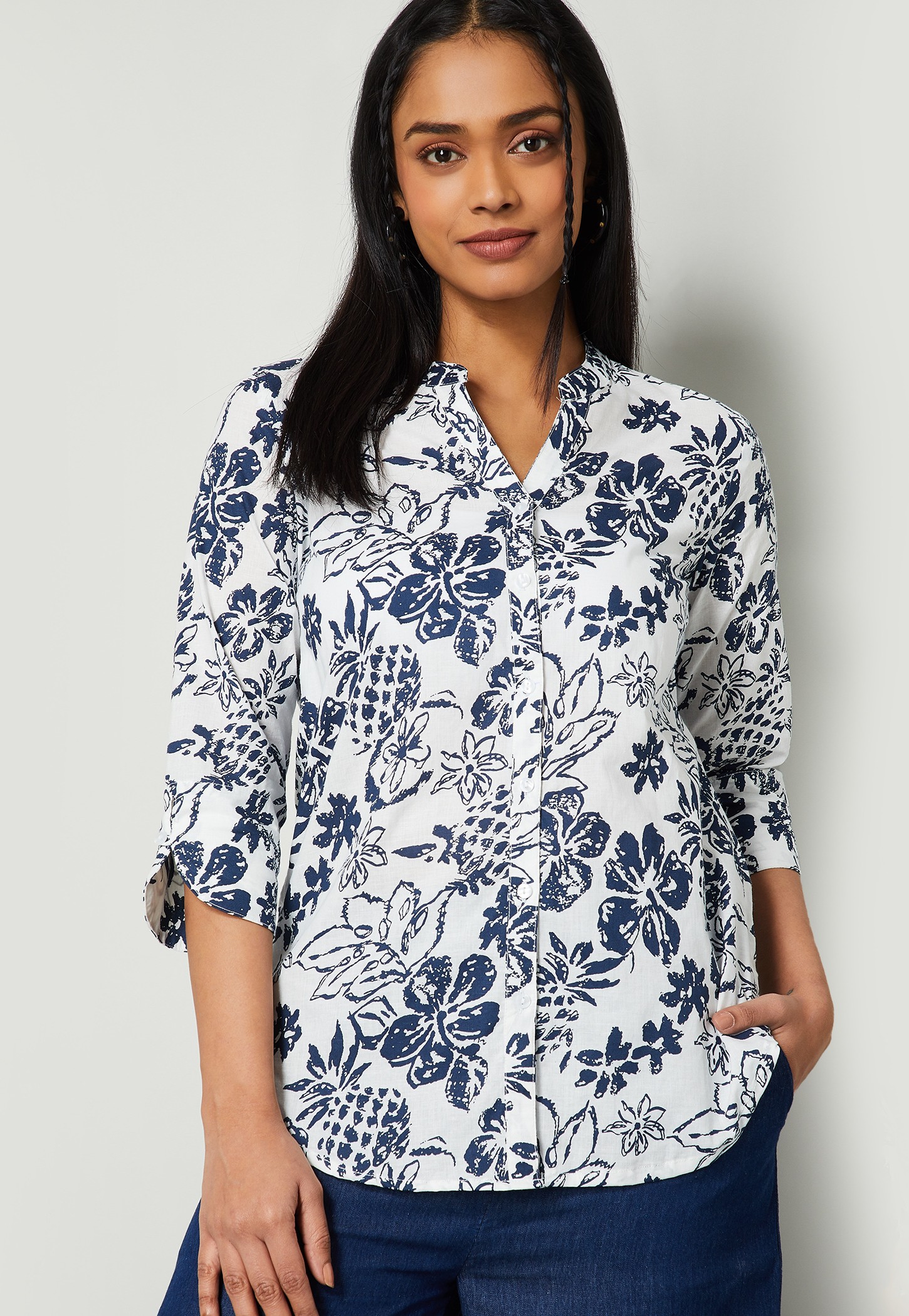 COLOUR ME Floral Print Shirt-picture-37