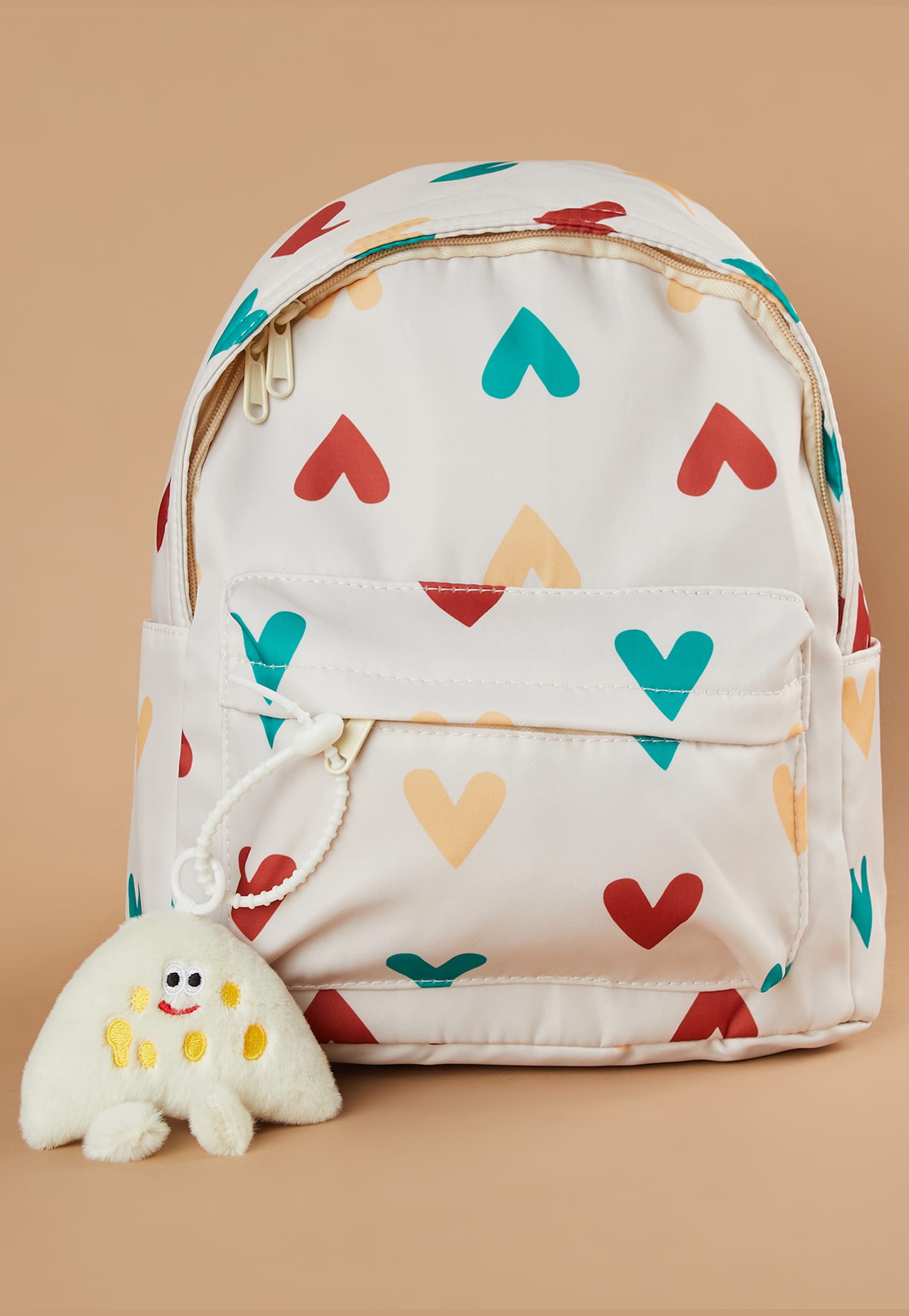 GINGER Heart Print Backpack