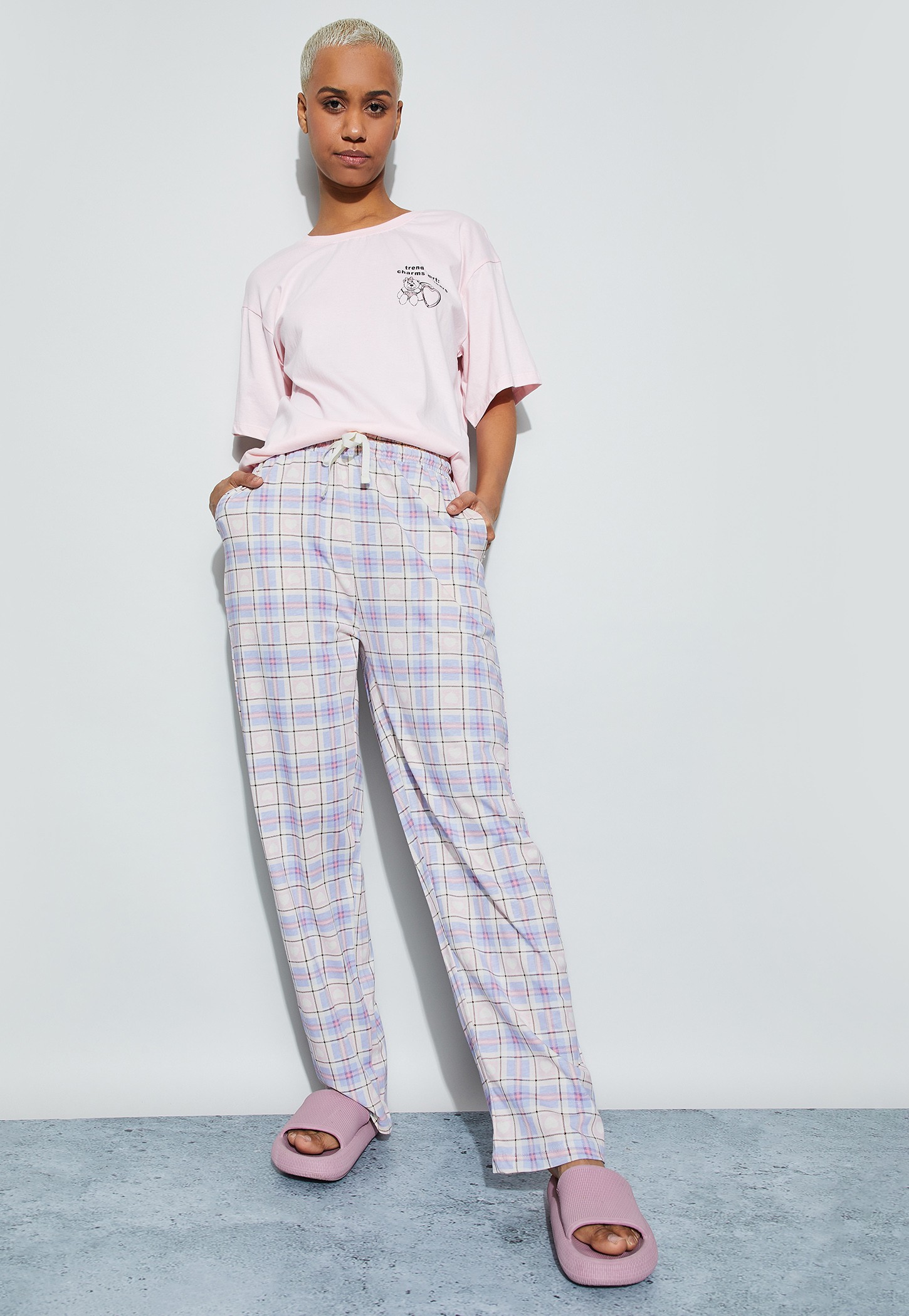 GINGER Checked Pyjama-picture-32