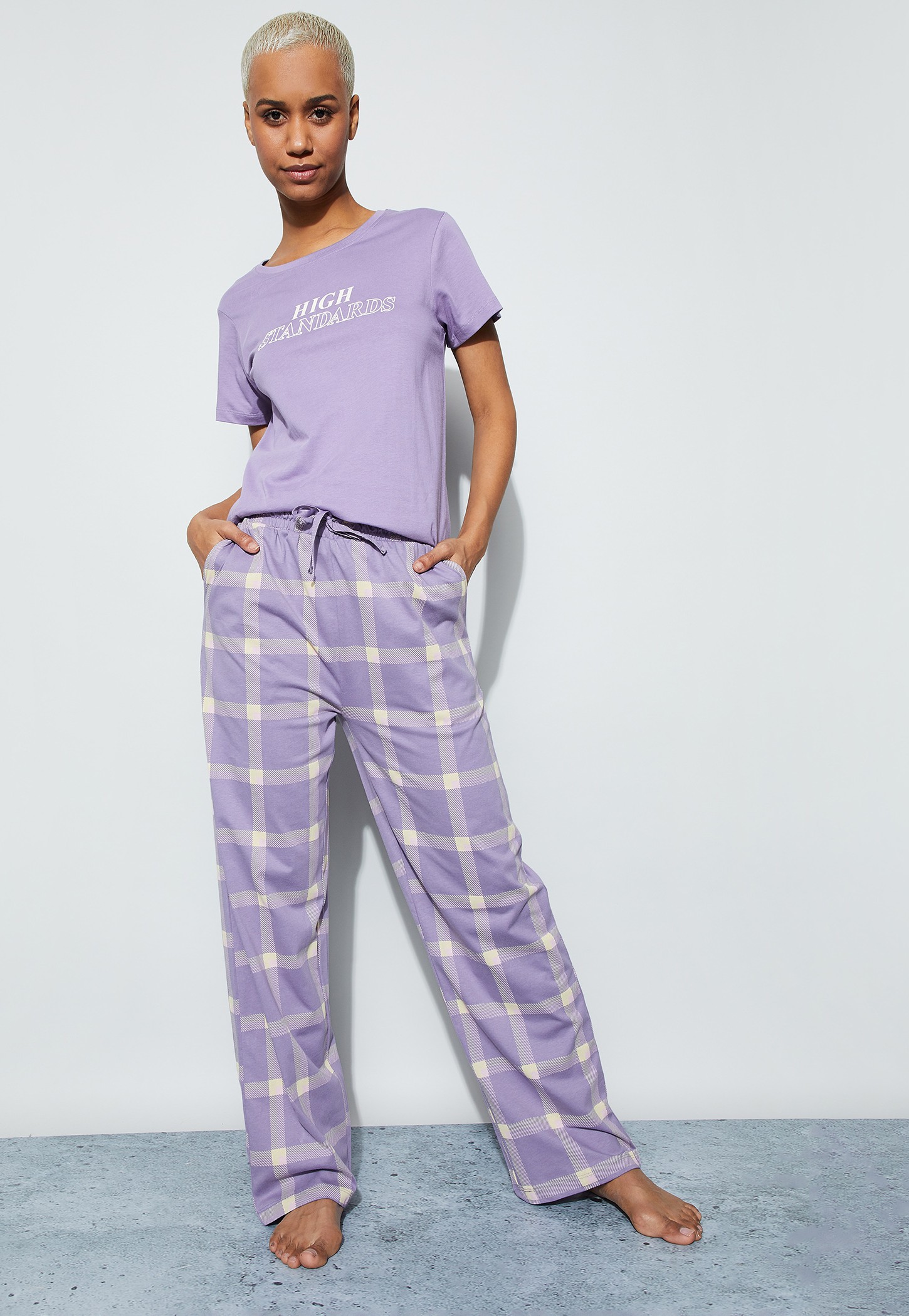 GINGER Checked Pyjama-picture-47