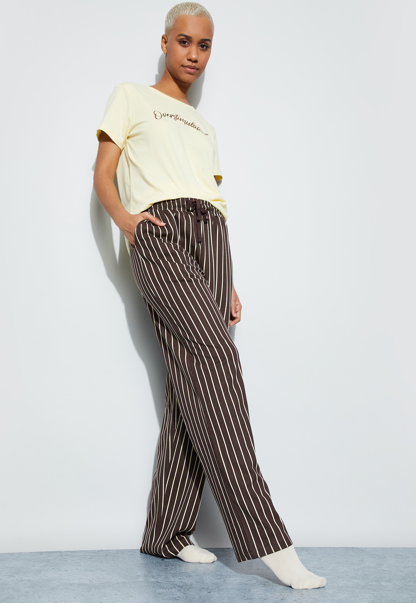 GINGER Striped Pyjama-image-46
