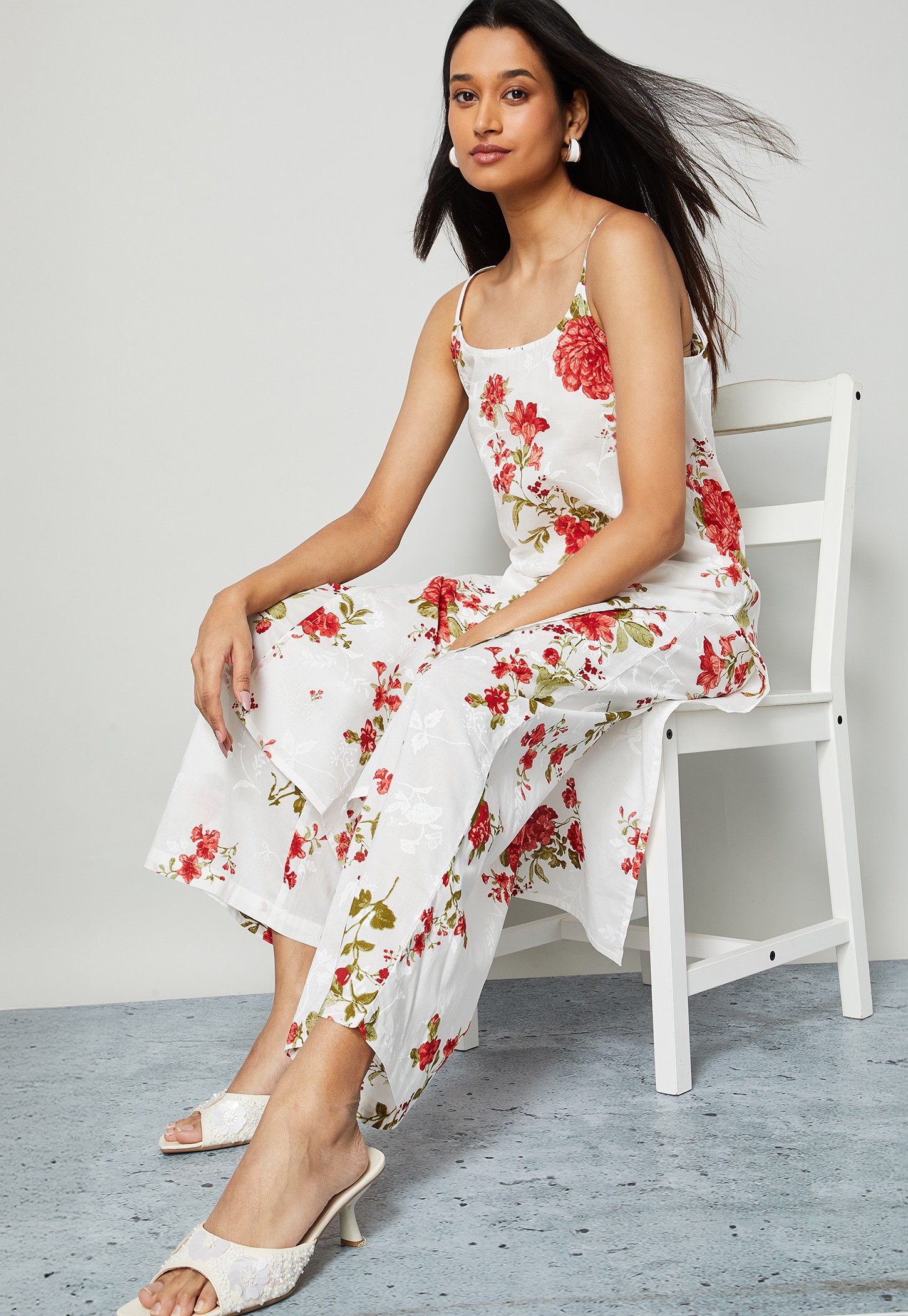 MELANGE Floral Print Palazzos-picture-28