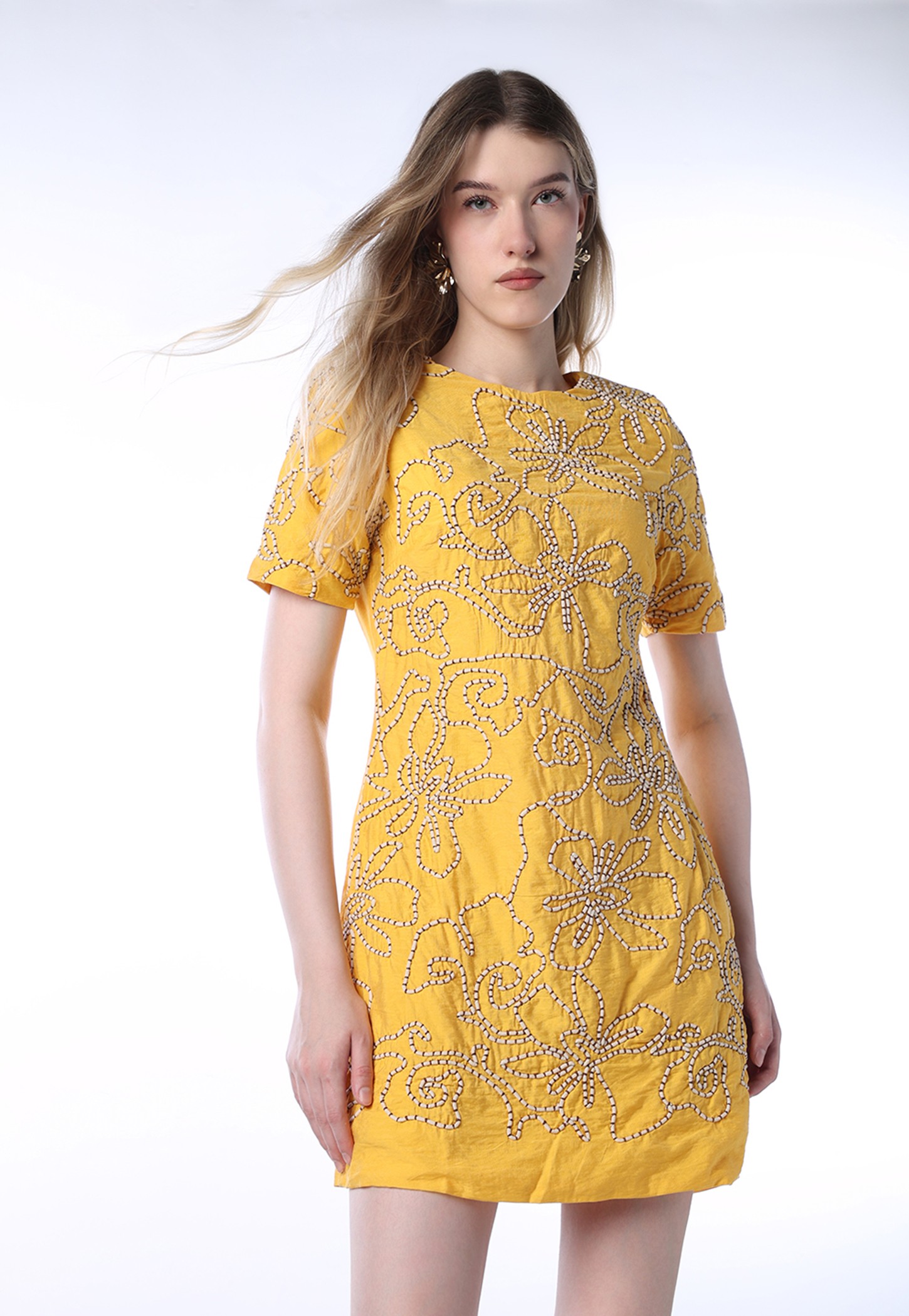 ONLY Embroidered Sheath Dress-image-47