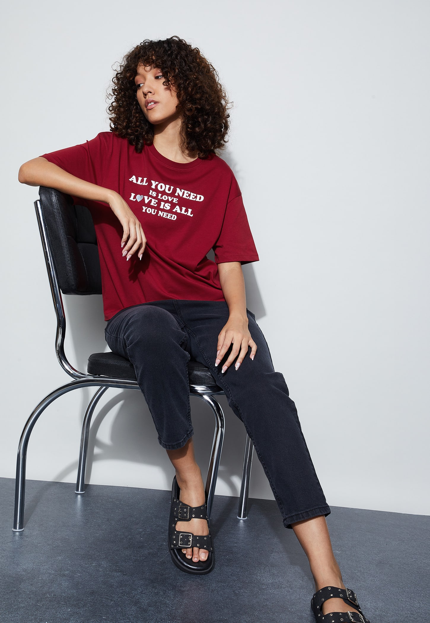 FAME FOREVER Typographic Print T-shirt-picture-20