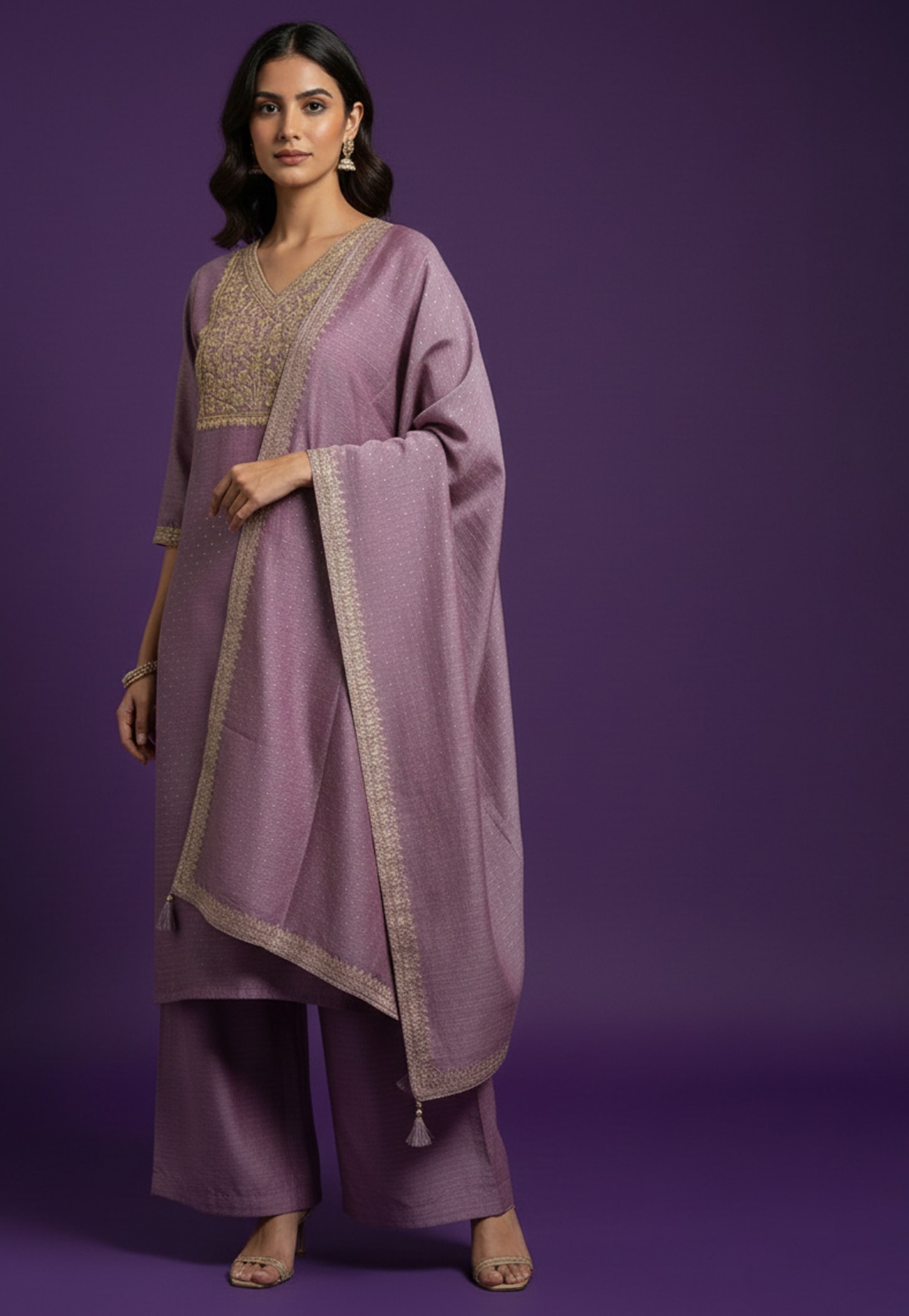 SPAN Embroidered Straight Kurta-picture-21