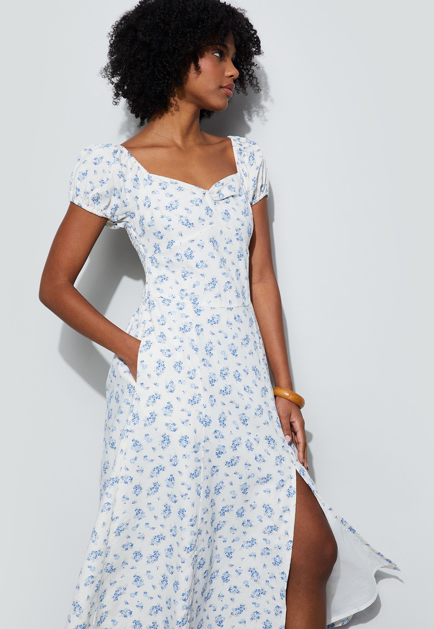 GINGER Floral Print Midi Dress-picture-33