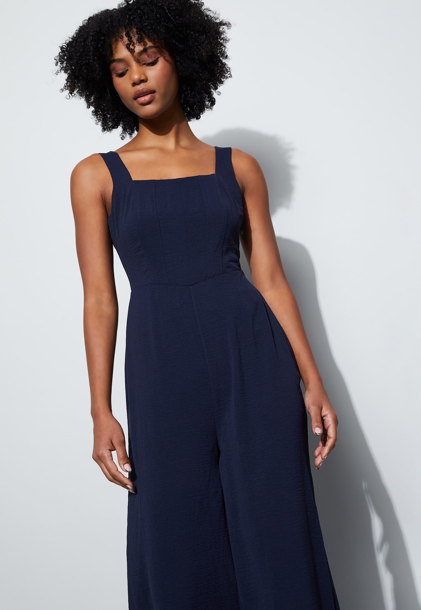GINGER Solid Wide Leg Jumpsuit-picture-16