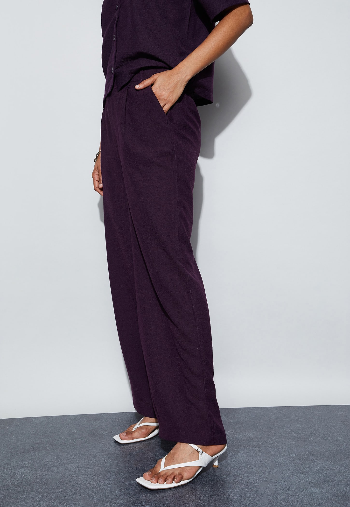GINGER Elasticated Full Length Trousers-image-9