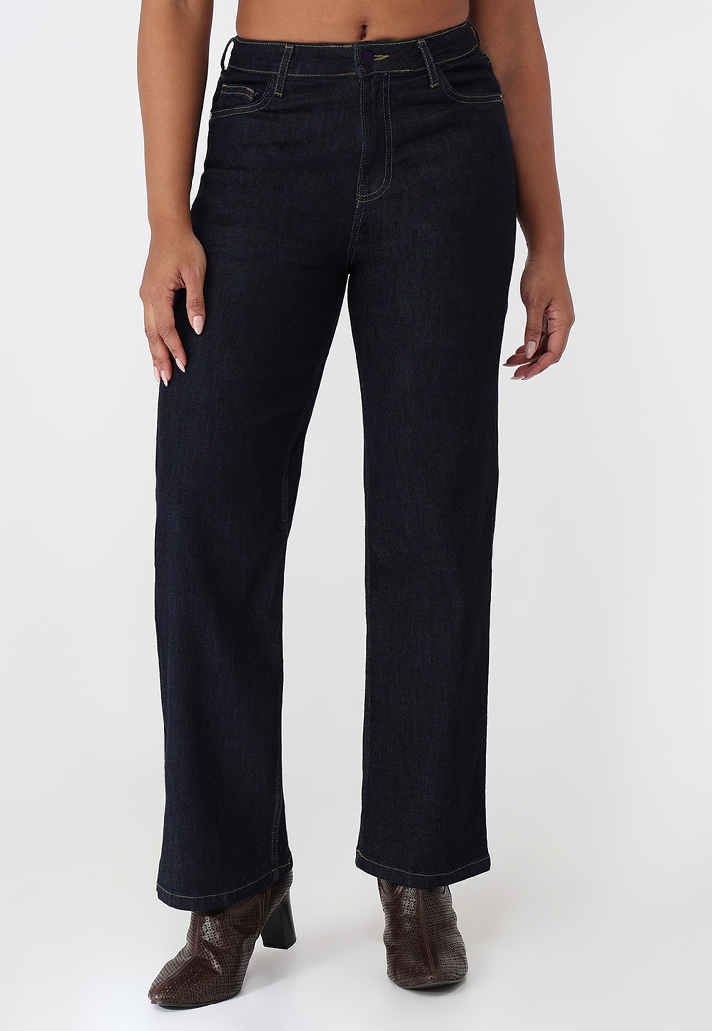 KRAUS Solid Straight Fit Jeans-picture-19