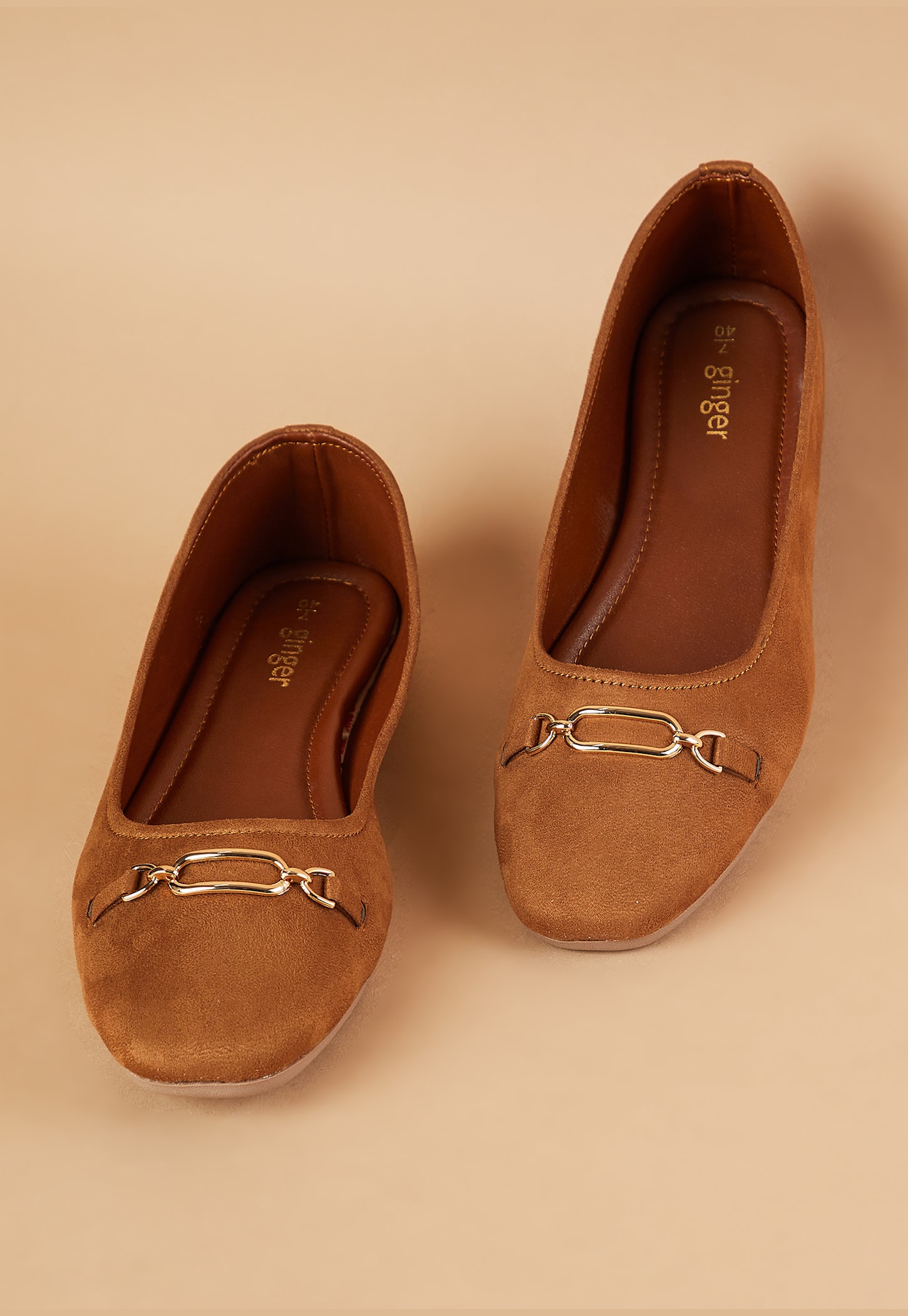 GINGER Horsebit Accent Ballet Flats-picture-45