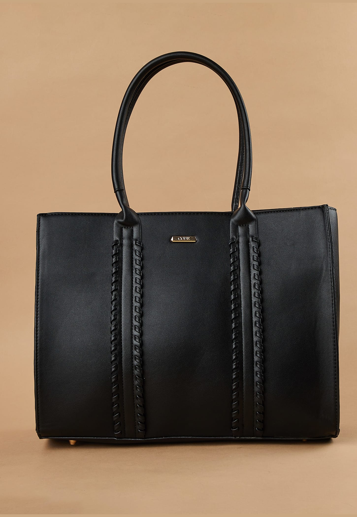 CODE Laptop Bag with Whipstitch Detailing-image-39