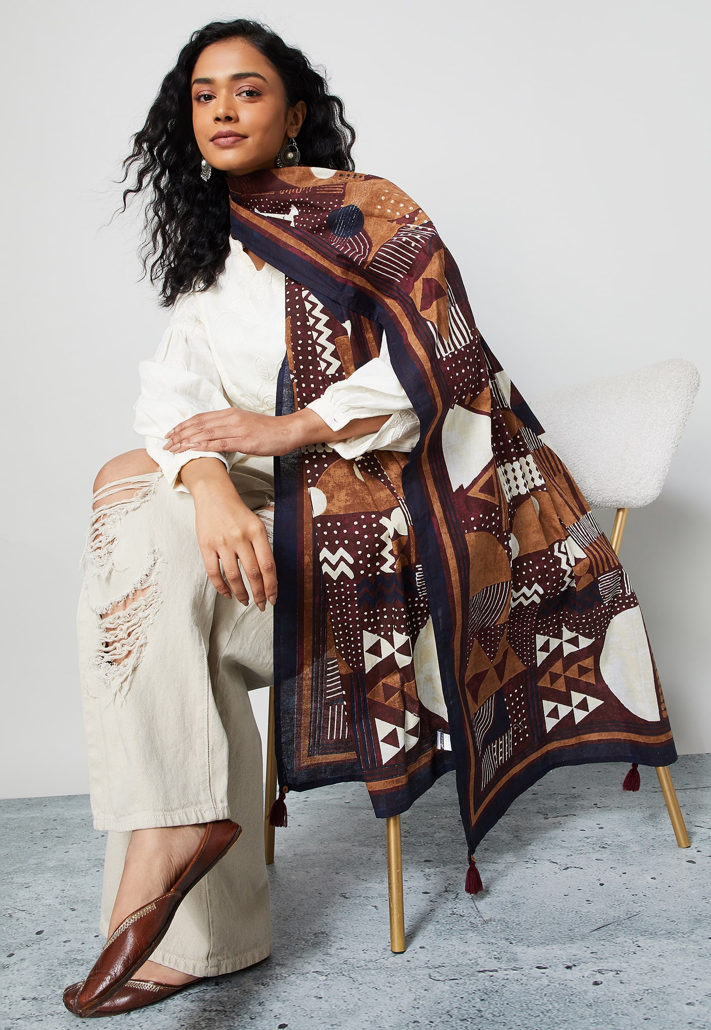 MELANGE Printed Dupatta-image-36