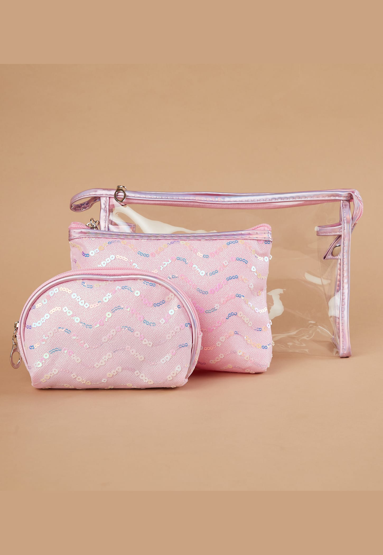 GINGER Embellished Vanity Pouch - Pack of 3