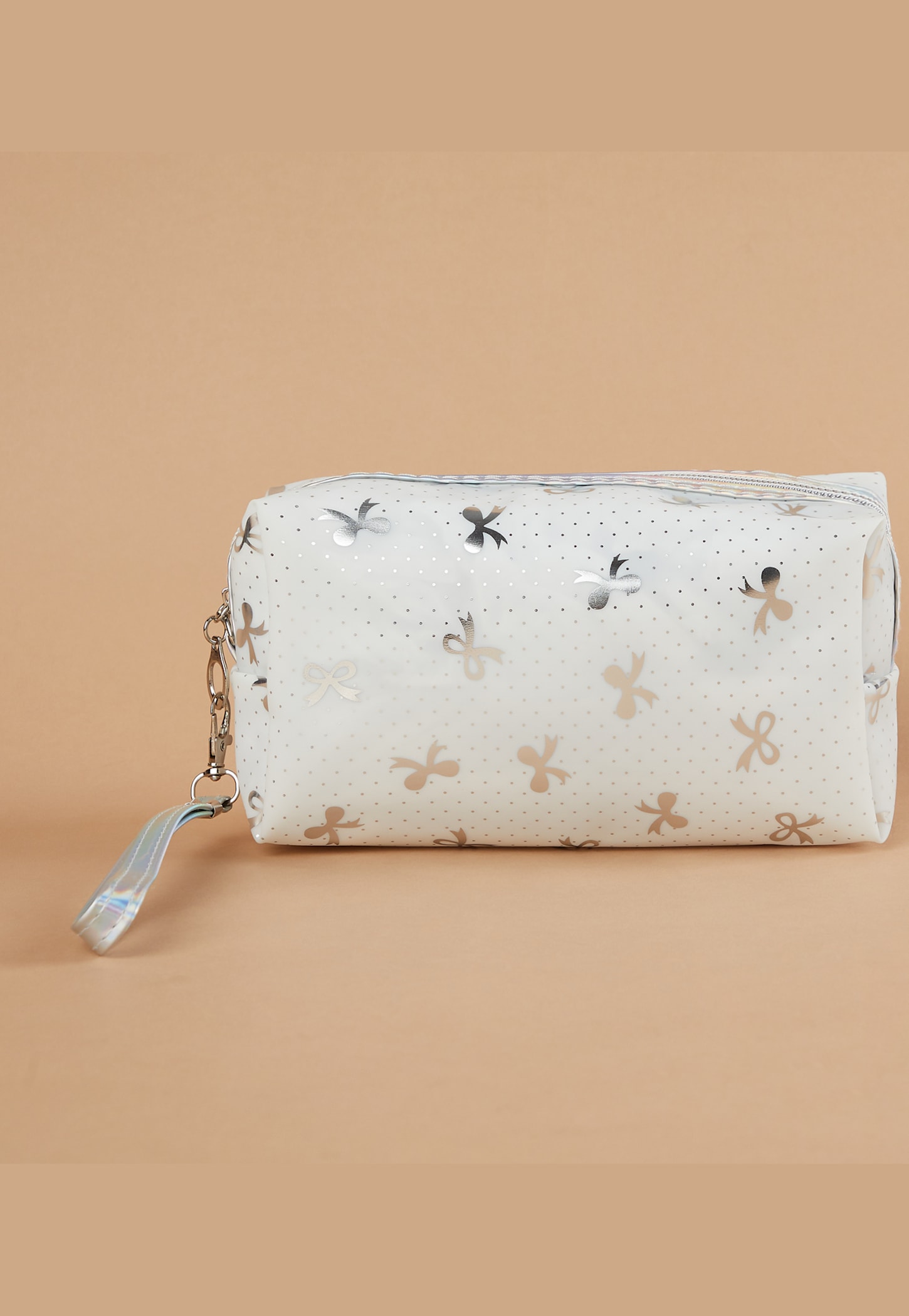 GINGER Bow Print Vanity Pouch-picture-52