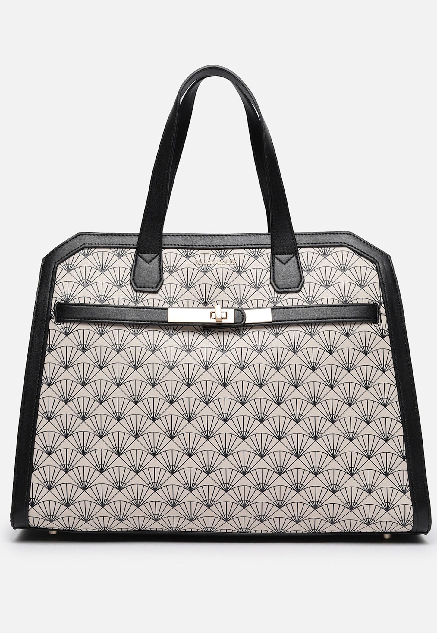 ALLEN SOLLY Geometric Print Laptop Bag-picture-26