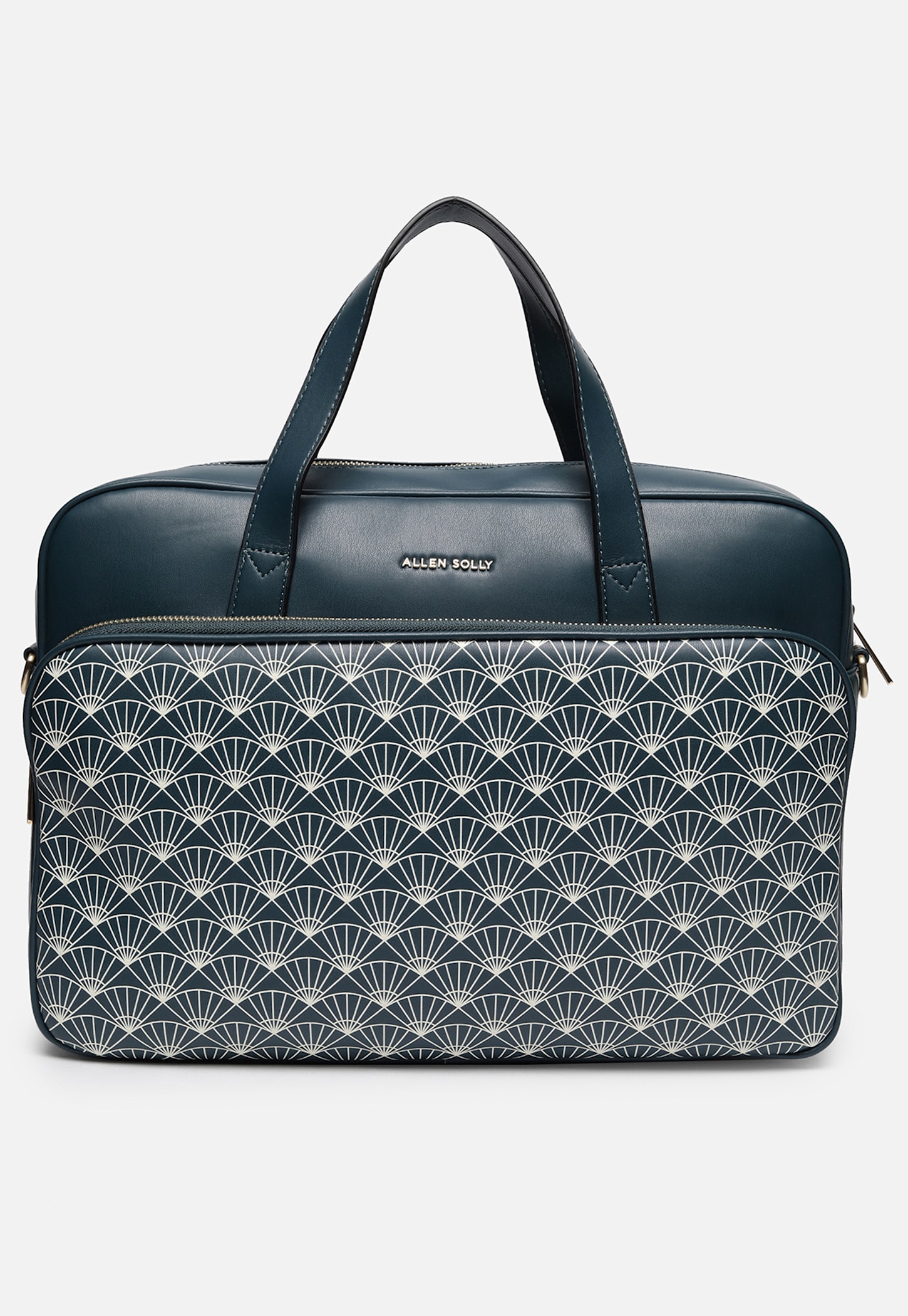 ALLEN SOLLY Goemetric Print Laptop Bag