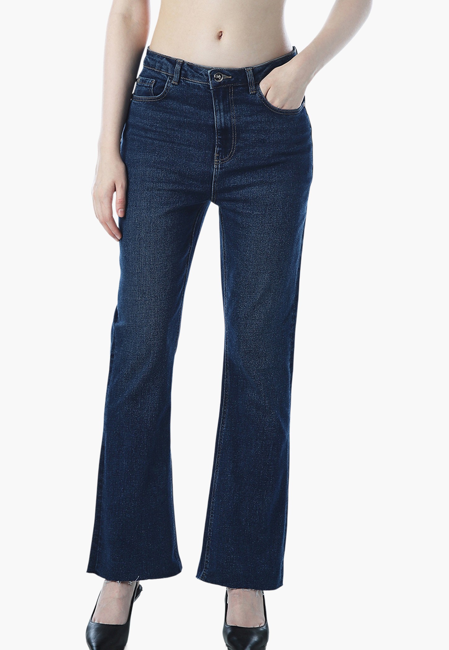 ONLY Washed Bootcut Jeans-picture-21