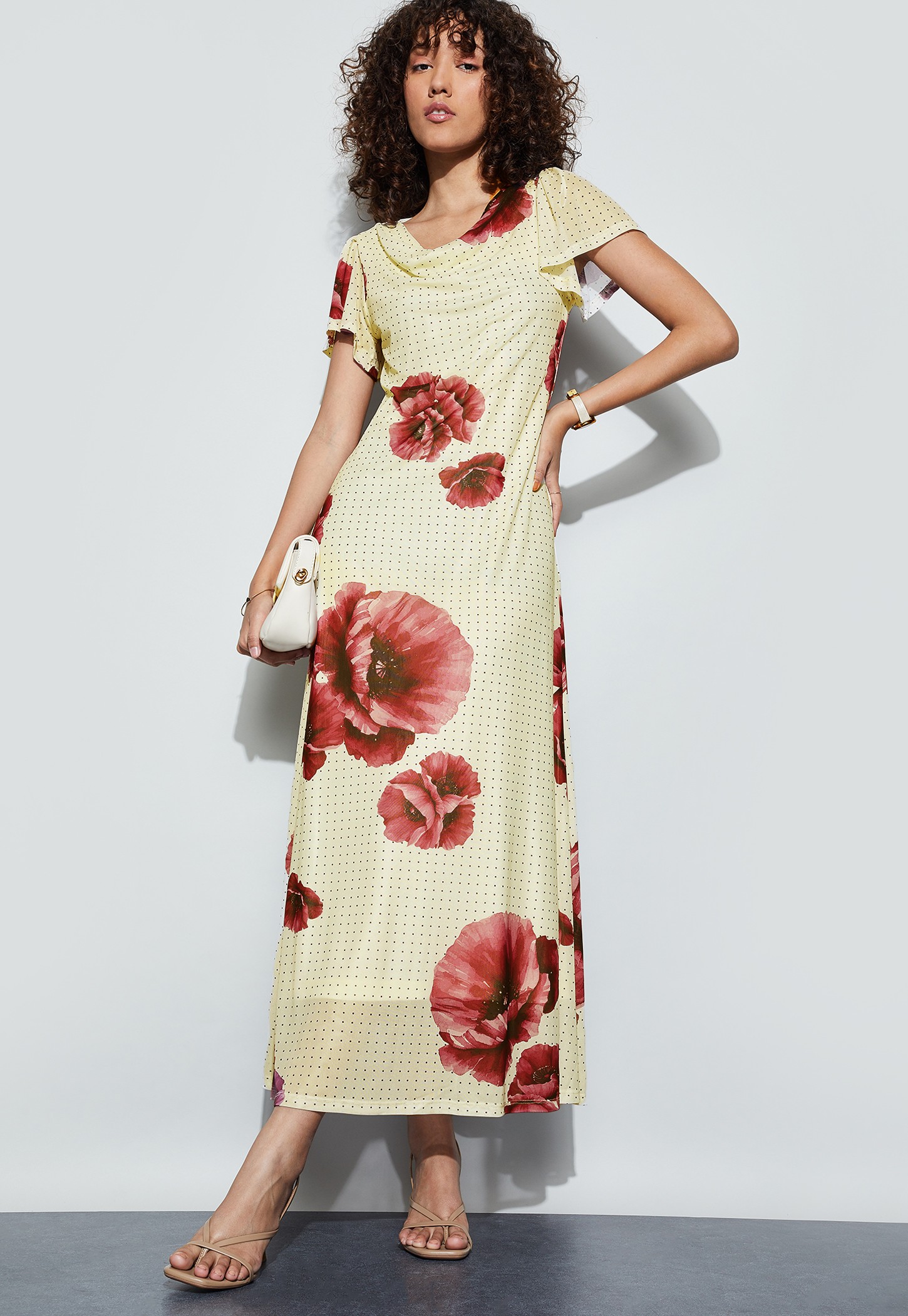 CODE Floral Print Maxi Dress-picture-38