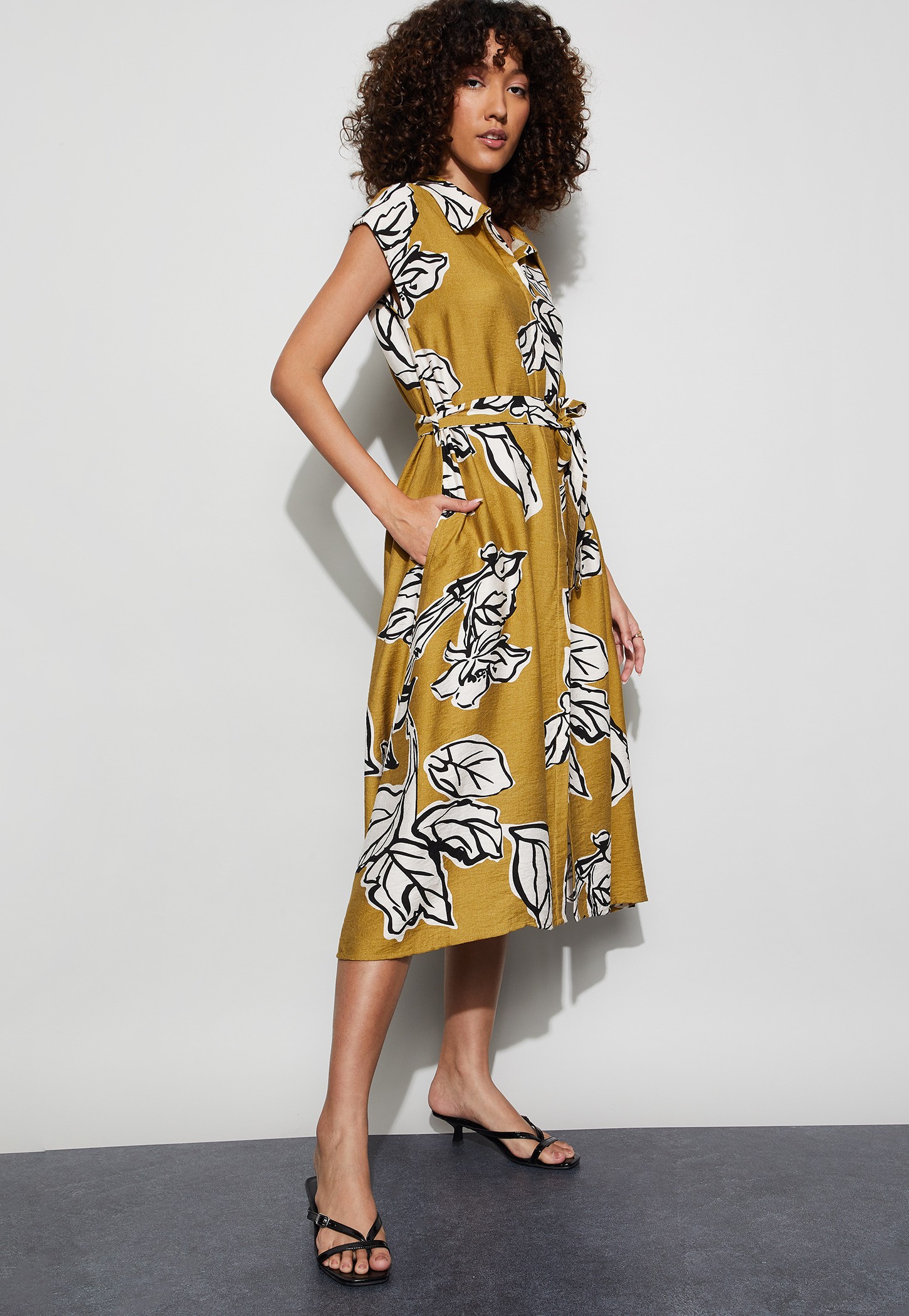 CODE Printed Midi Dress-picture-39