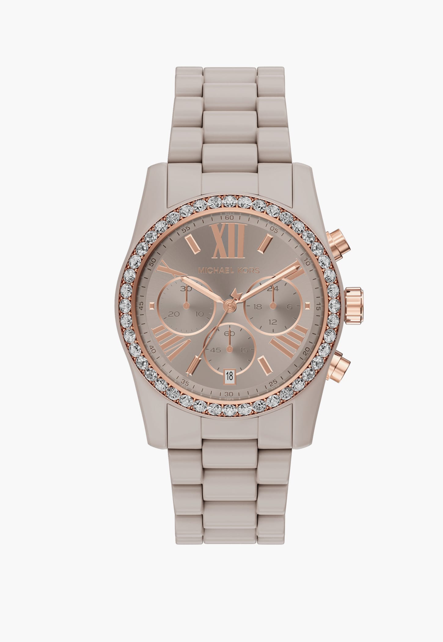 MICHAEL KORS Lexington Embellished Chronograph Watch - MK4970-image-25