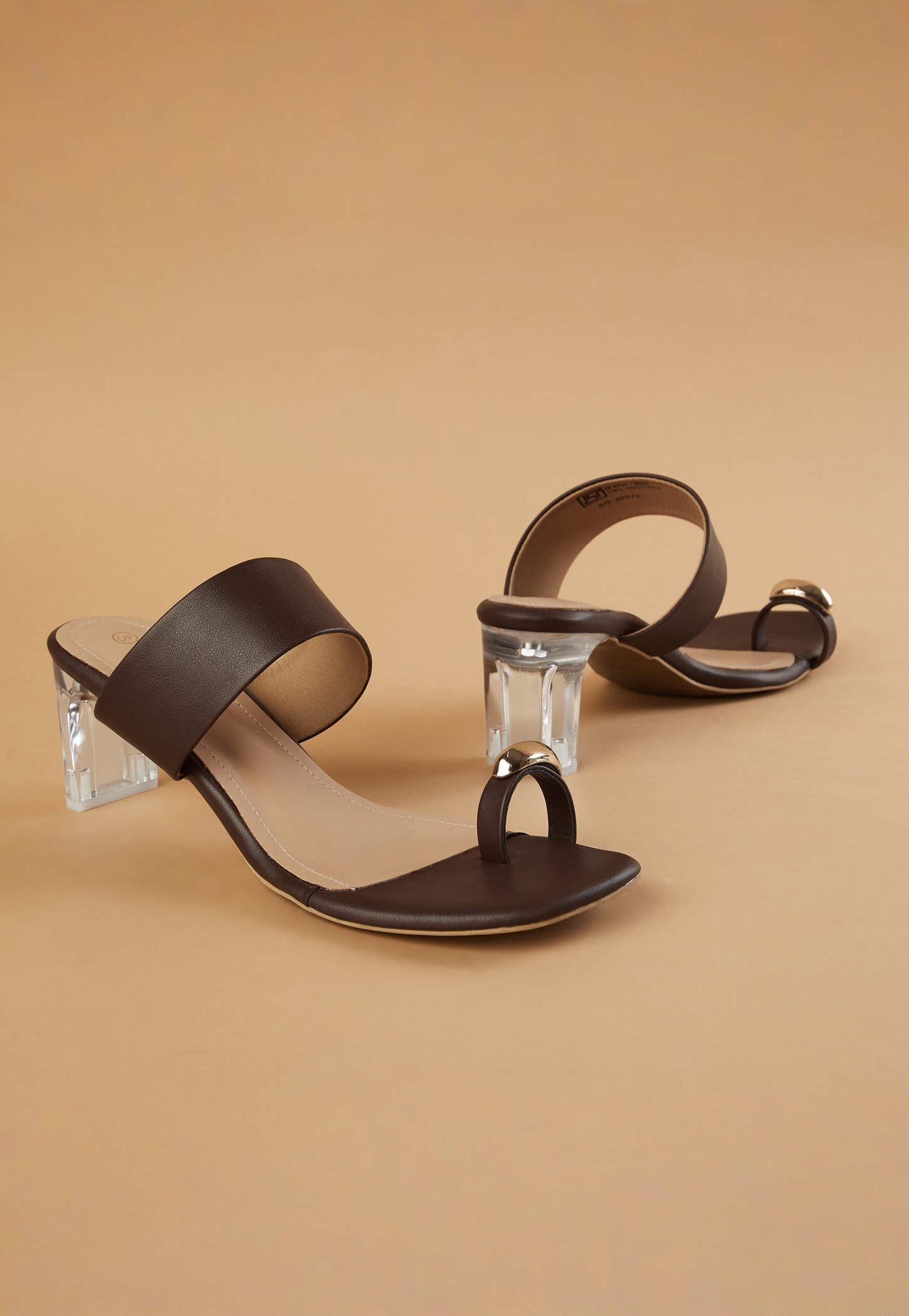 GINGER Metal Accent Block Heels-picture-54