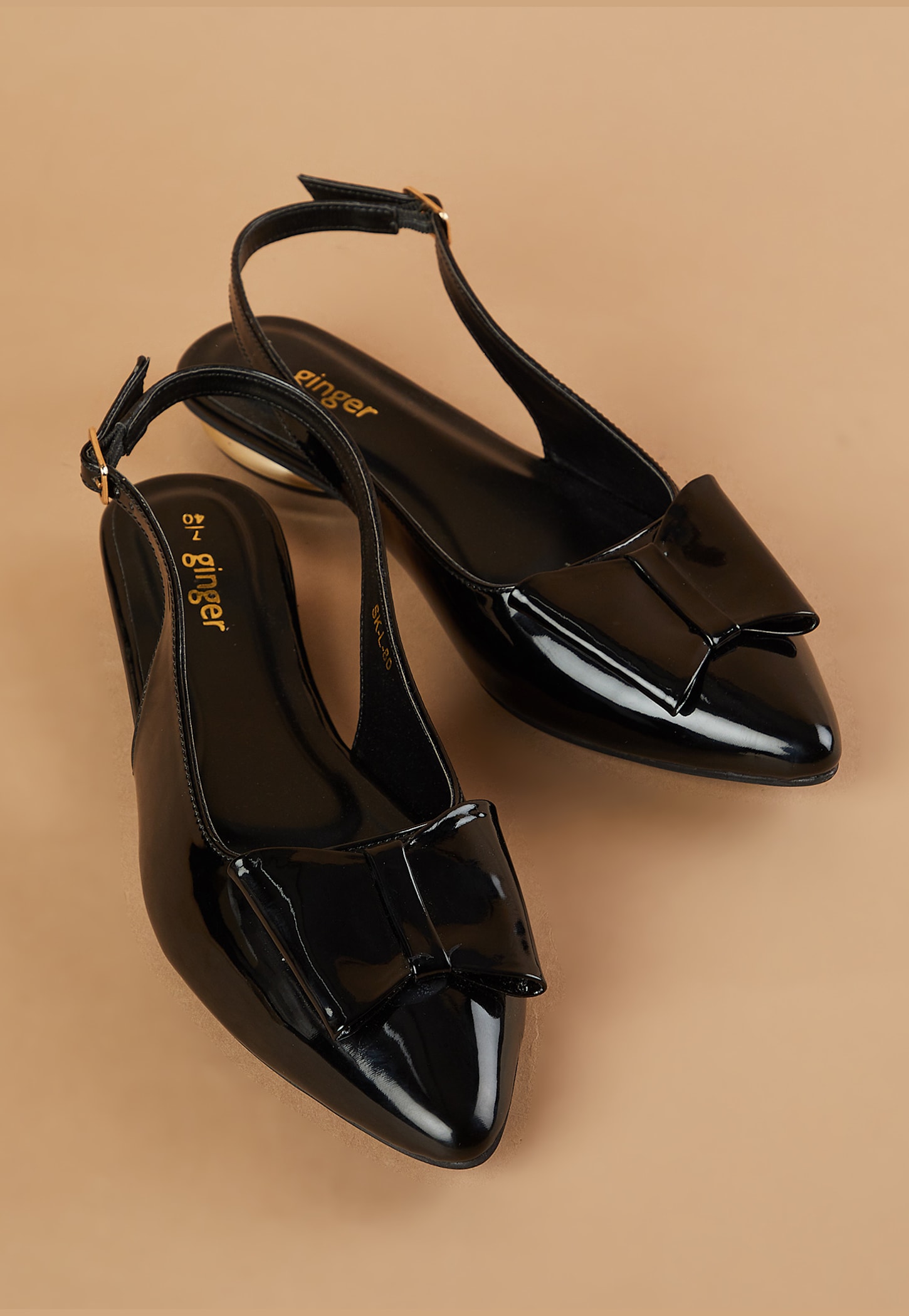 GINGER Bow Detailed Flats with Slingback-picture-40