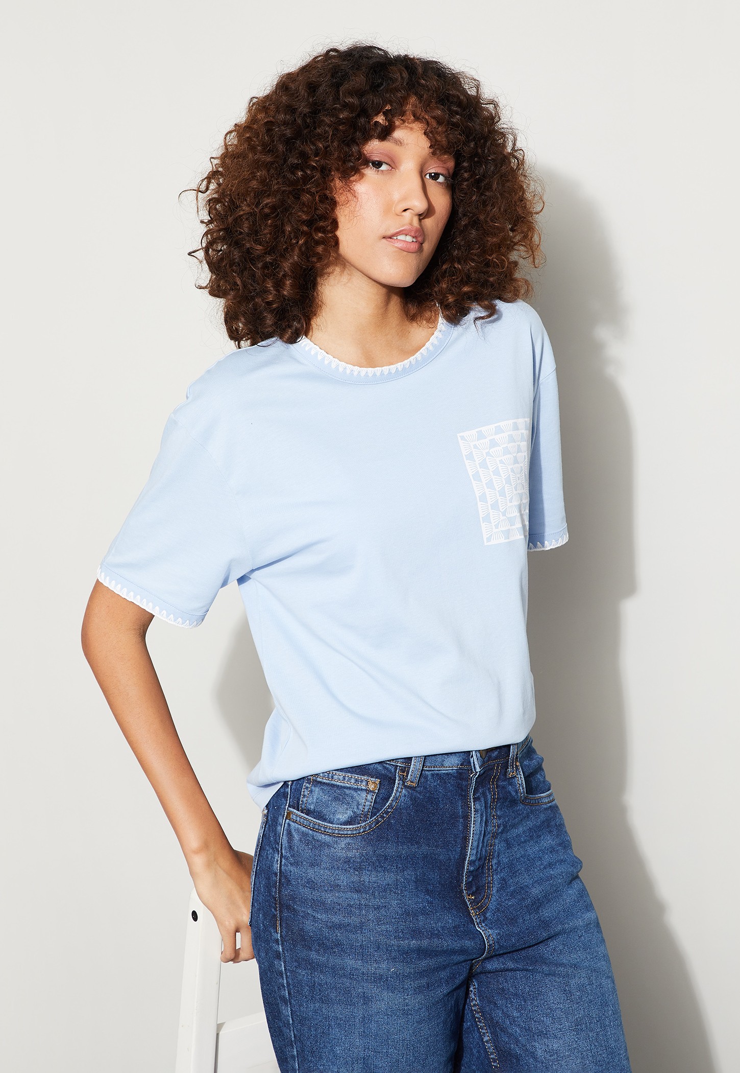 FAME FOREVER Crochet Pocket T-shirt-picture-20