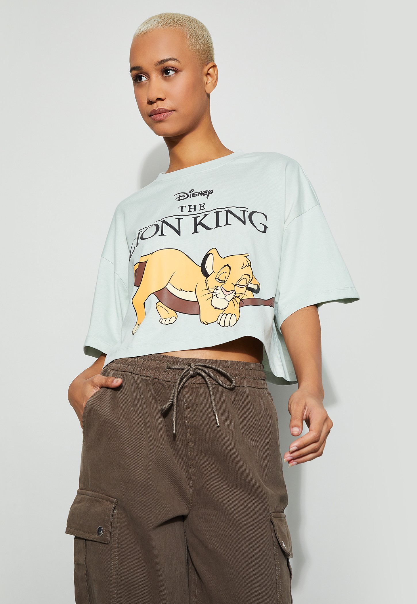 GINGER Lion King Boxy Crop T-shirt-image-16