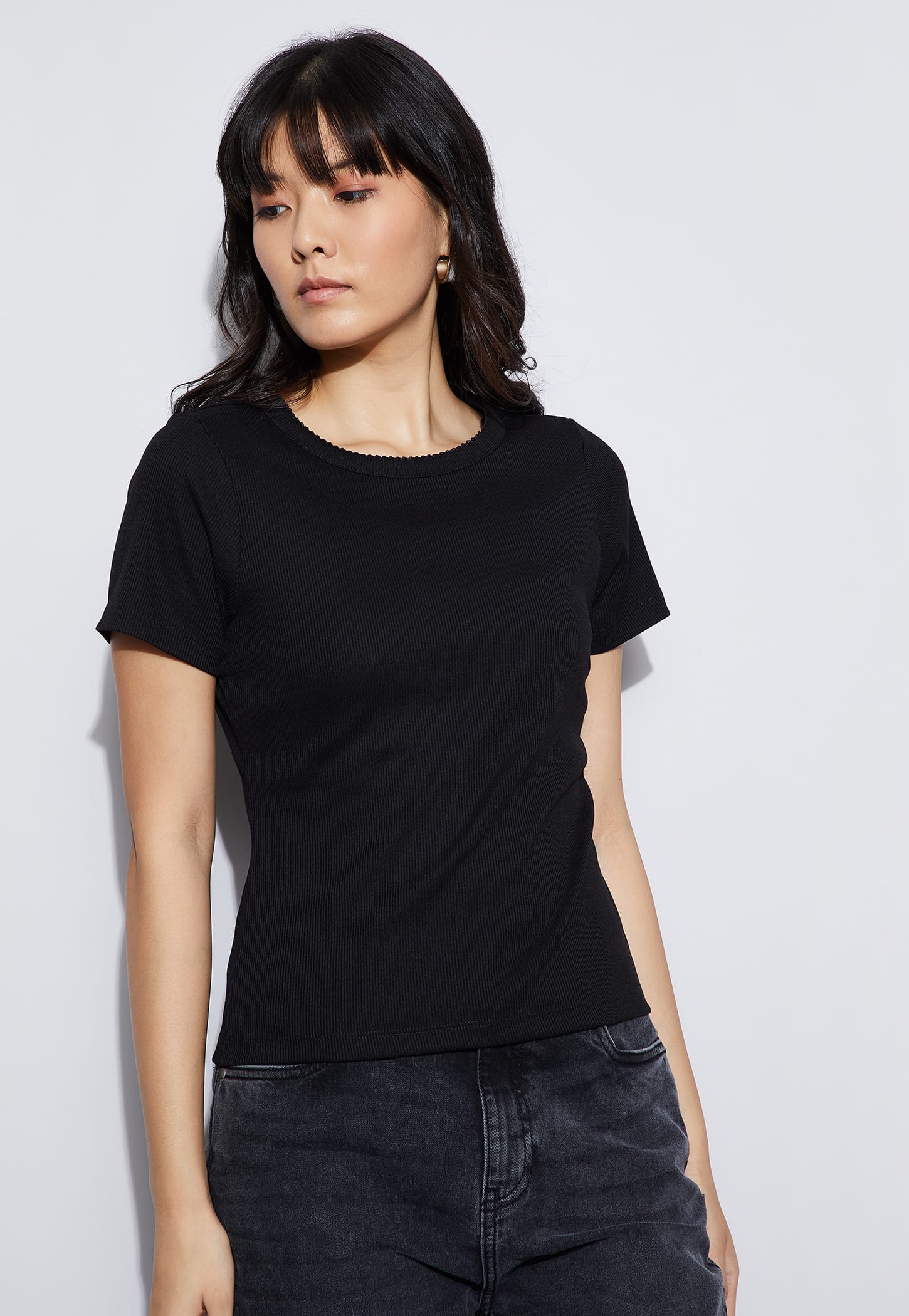 FAME FOREVER Ribbed T-shirt-picture-10