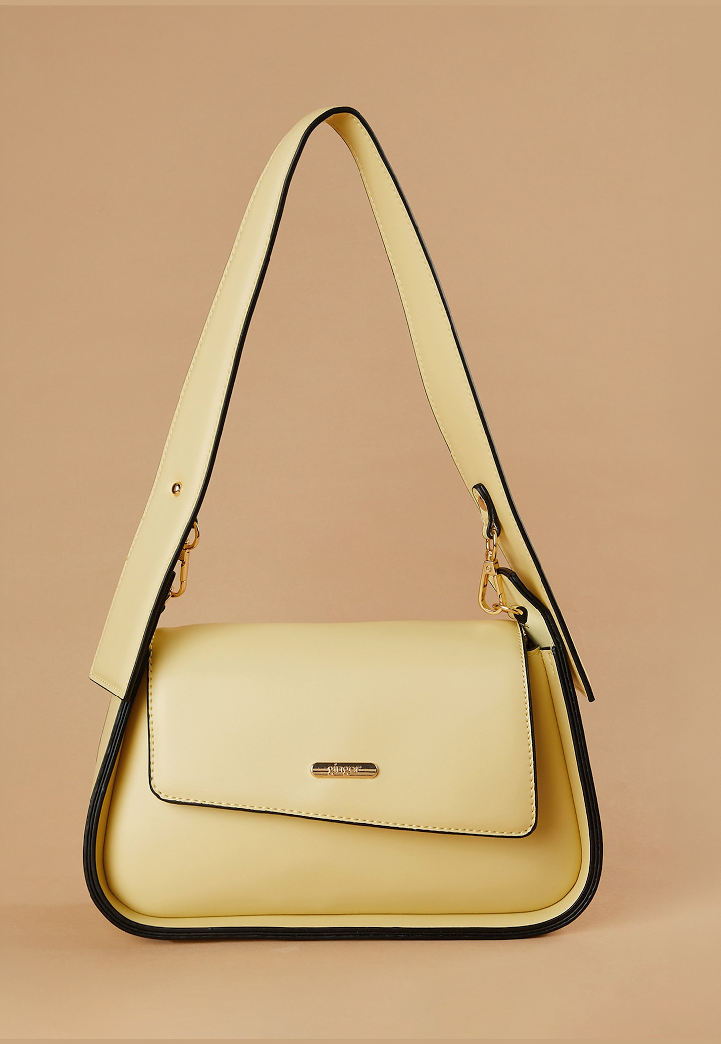 GINGER Solid Shoulder Bag