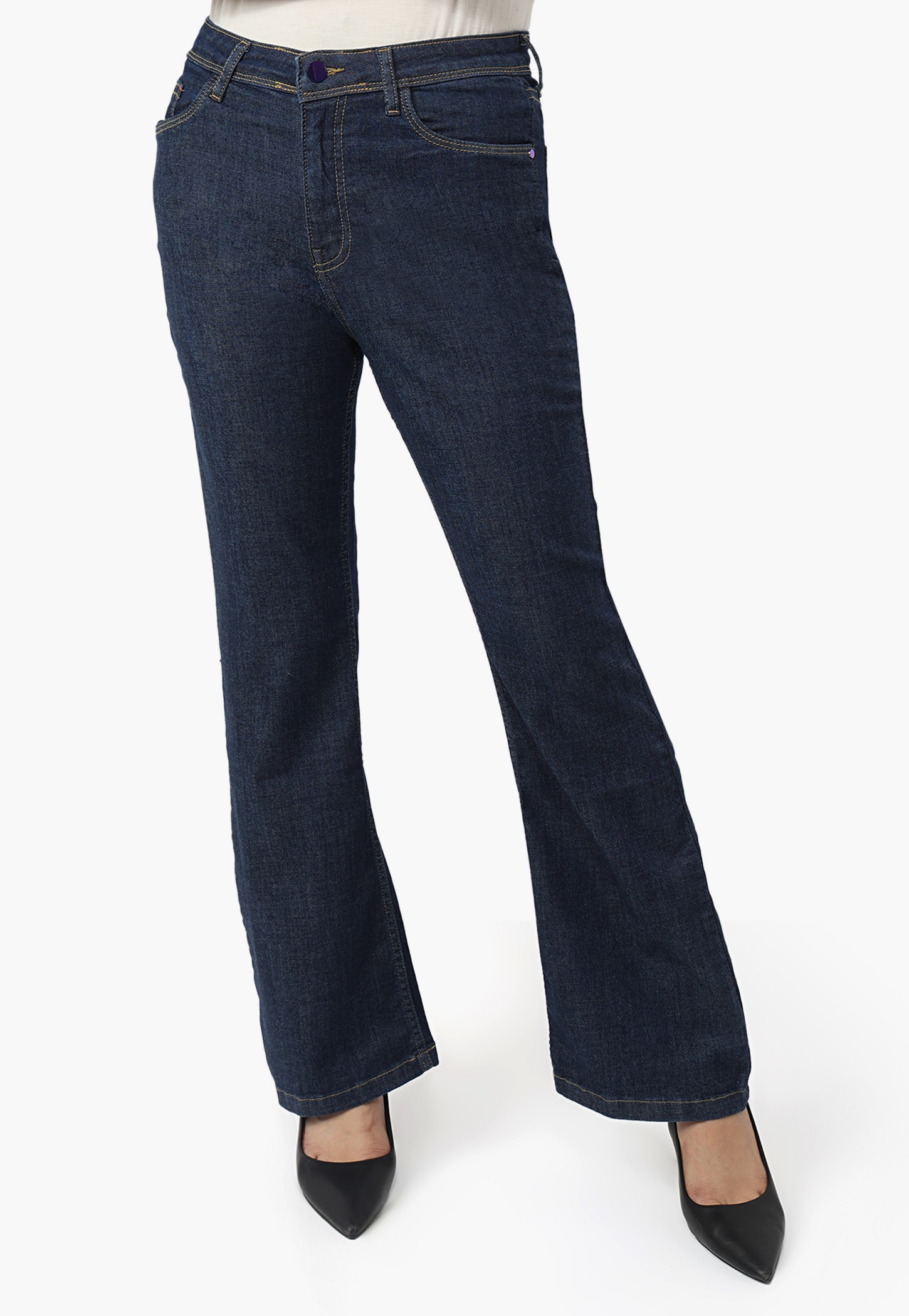 KRAUS Darkwashed Flared Fit Jeans-picture-26