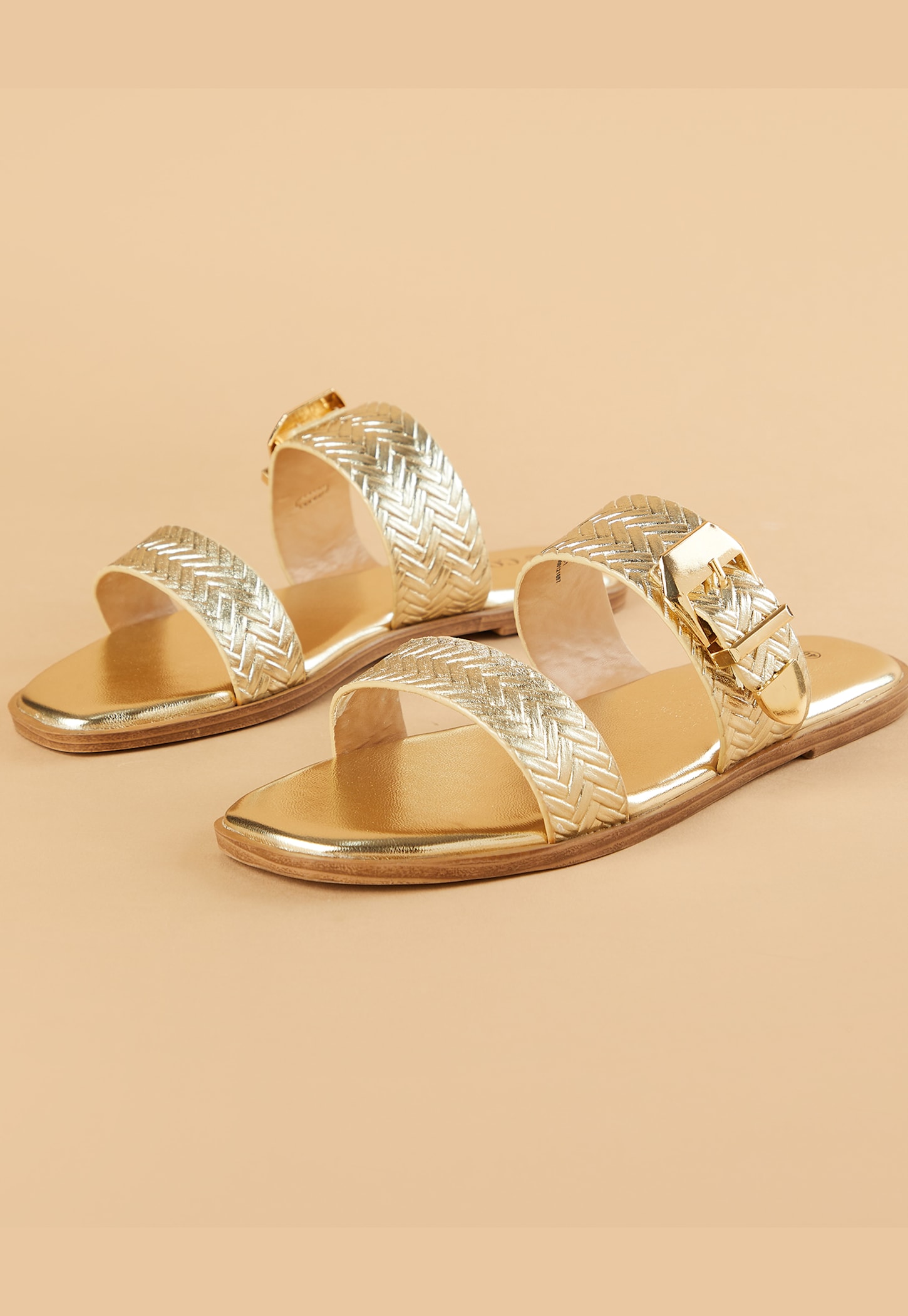 CODE Herringbone Patterned Flats-picture-17