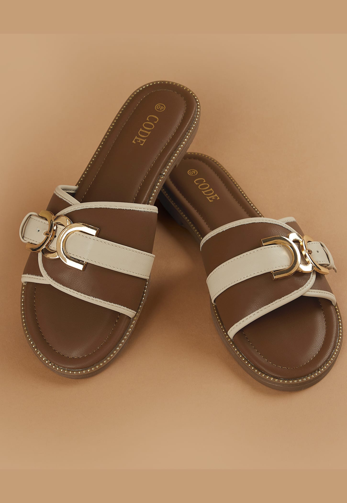 CODE Buckle Accent Flats-picture-41