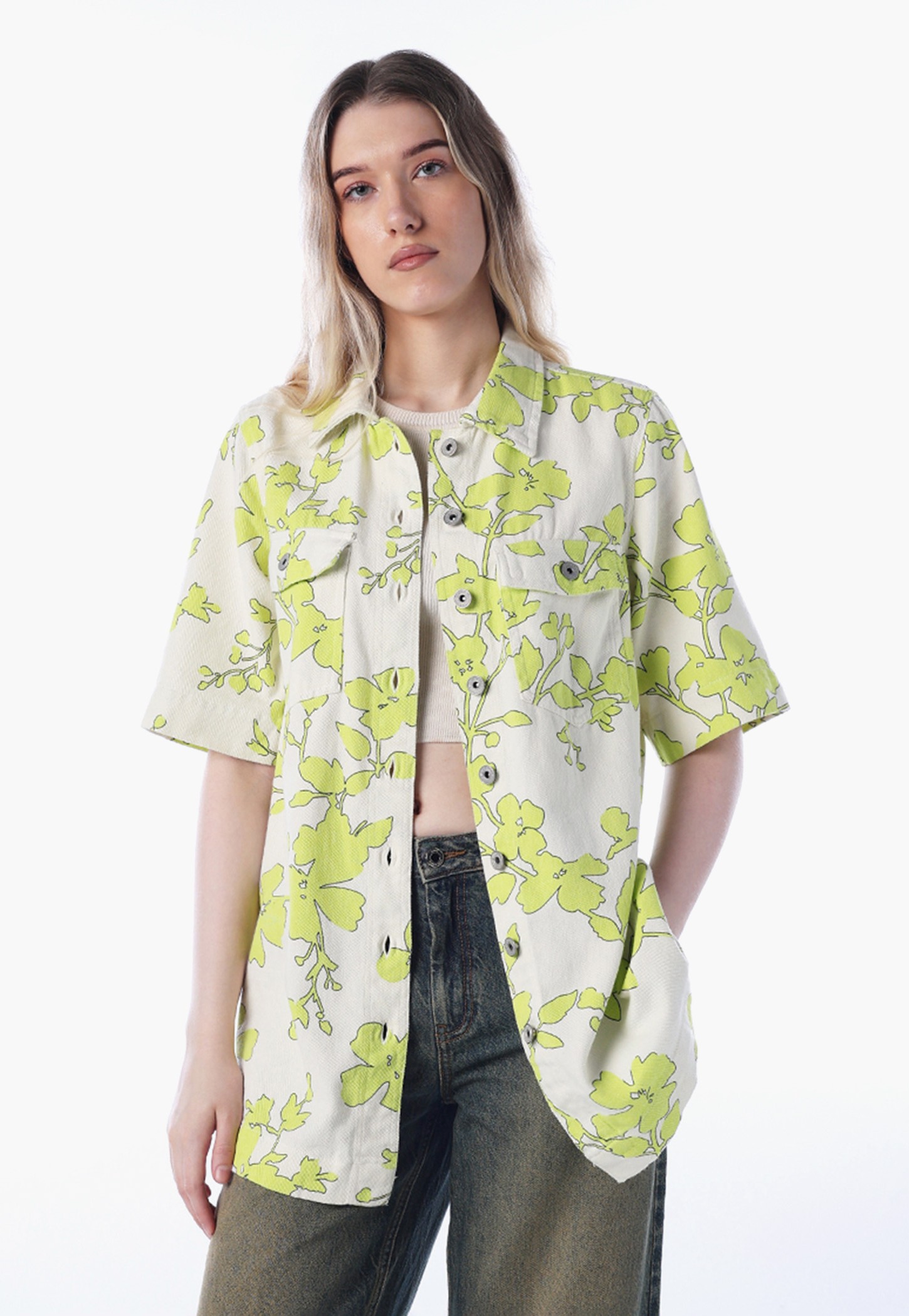 ONLY Floral Print Shirt-picture-43