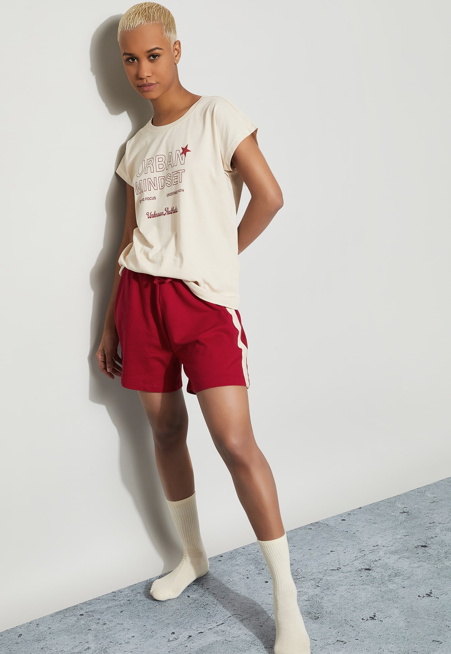 GINGER Printed Lounge T-shirt with Shorts-picture-38
