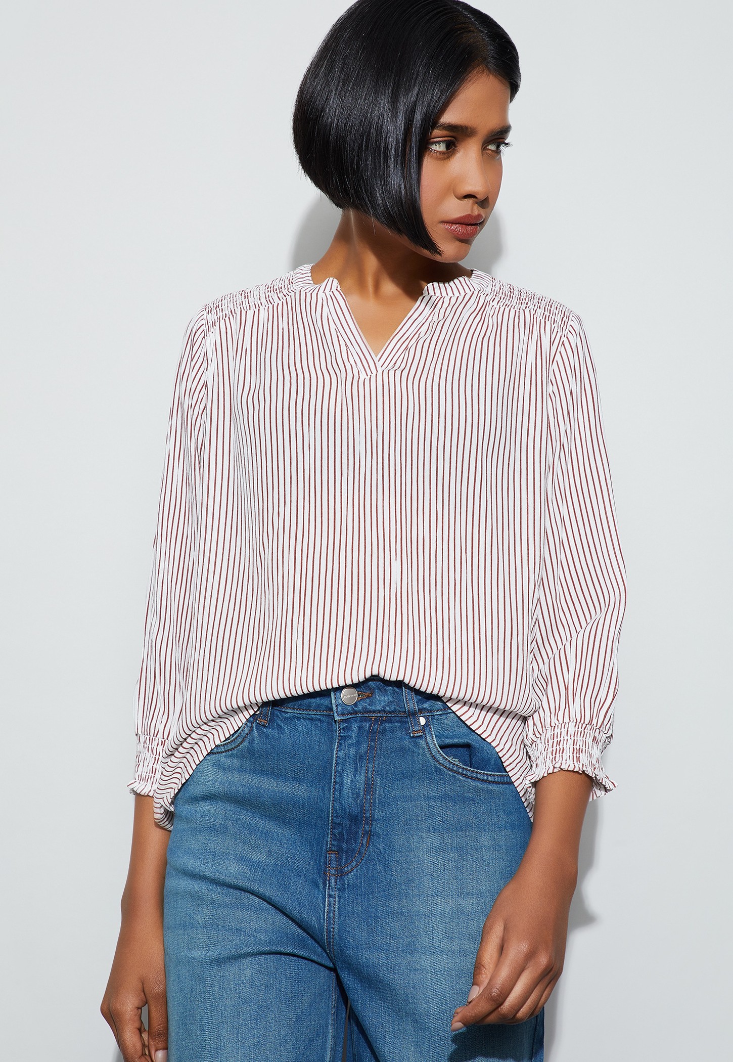 FAME FOREVER Striped Top-picture-41