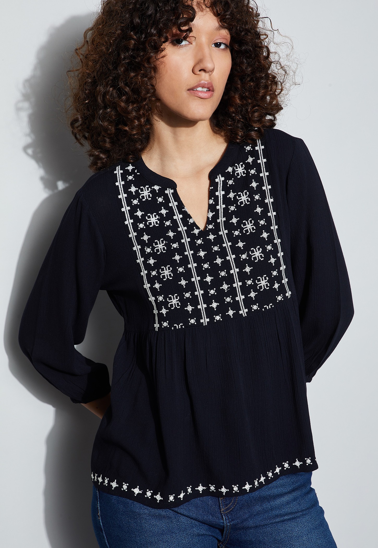 FAME FOREVER Embroidered Top-picture-23