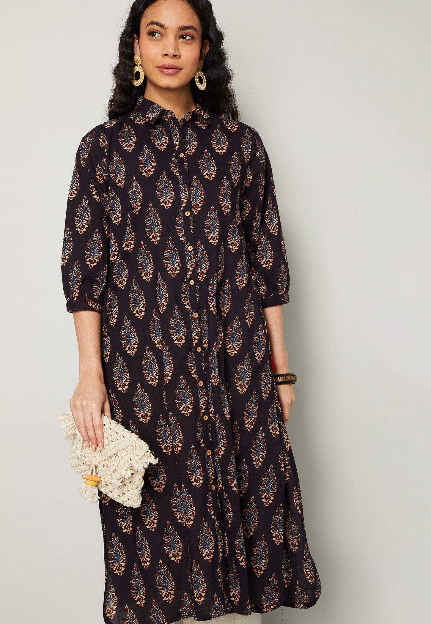 MELANGE Ethnic Motif Straight Kurta-picture-27