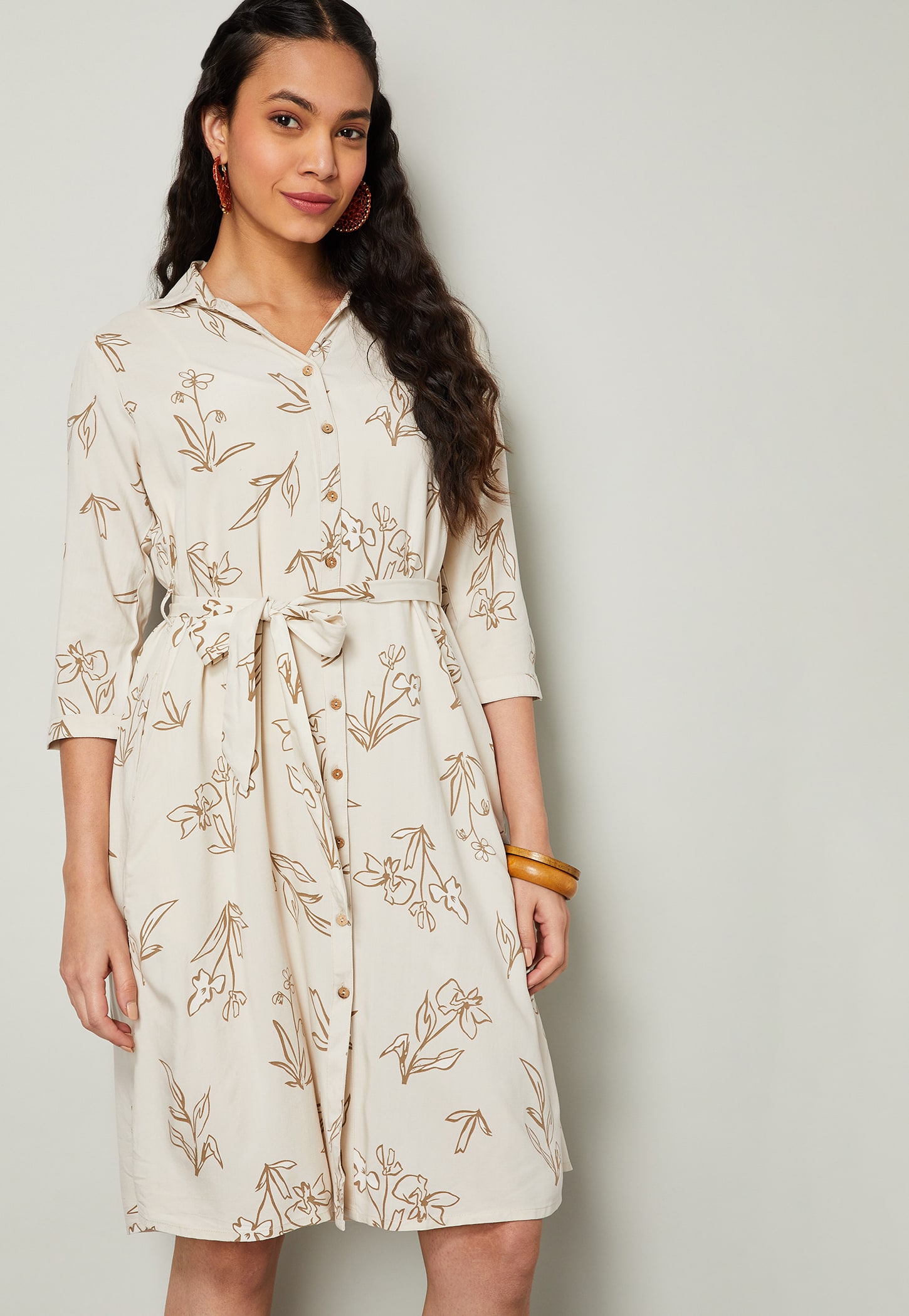 COLOUR ME Printed Shirt Dress-picture-34