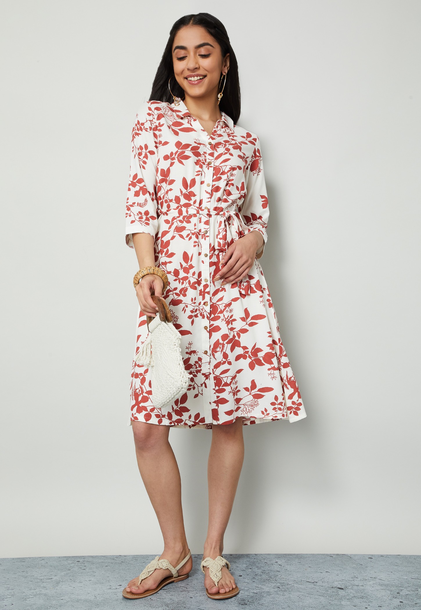 COLOUR ME Printed Shirt Dress-picture-56